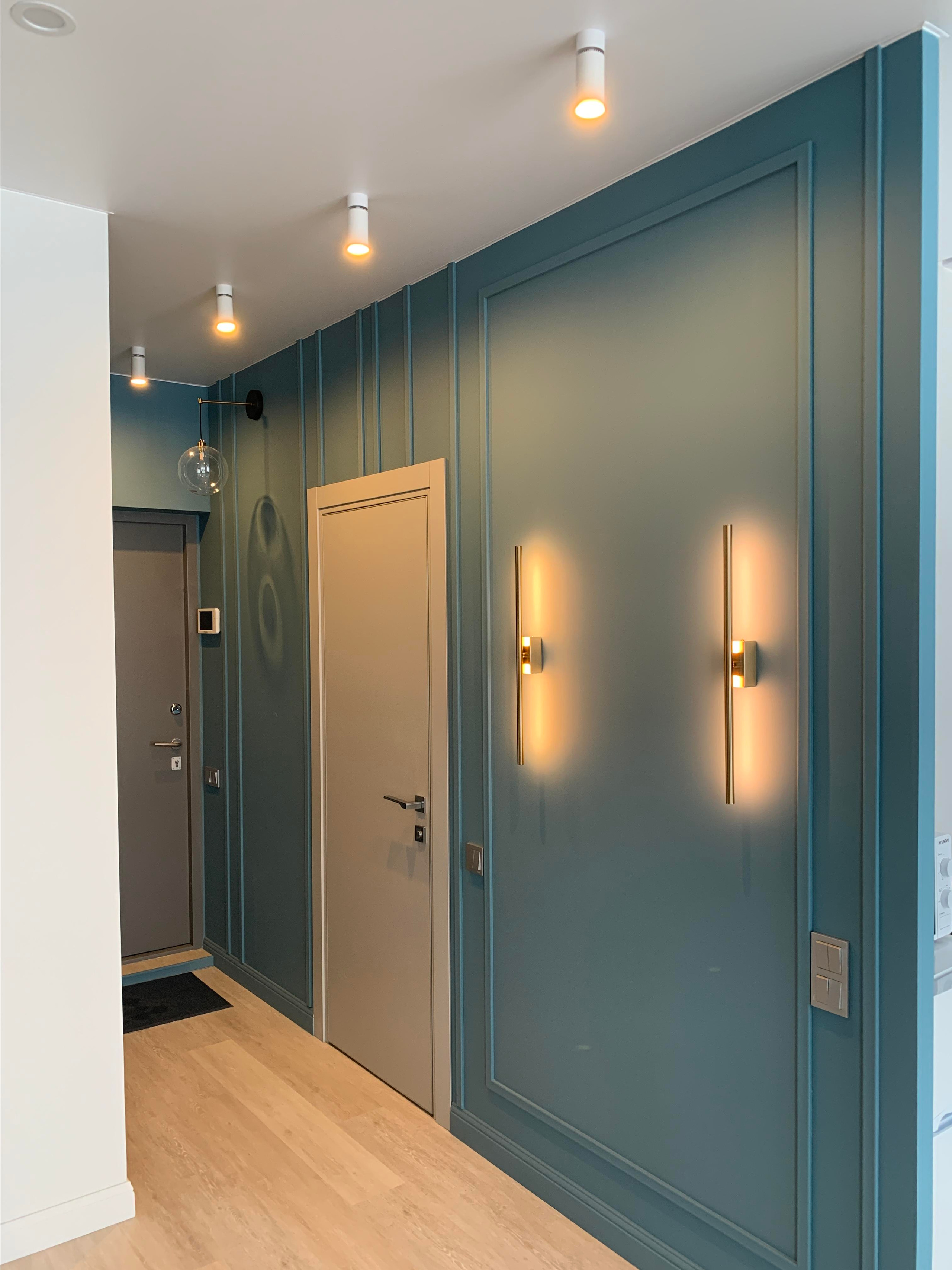 «На набережной» 37кв.м, фото. Дизайнер интерьеров Olala interior design