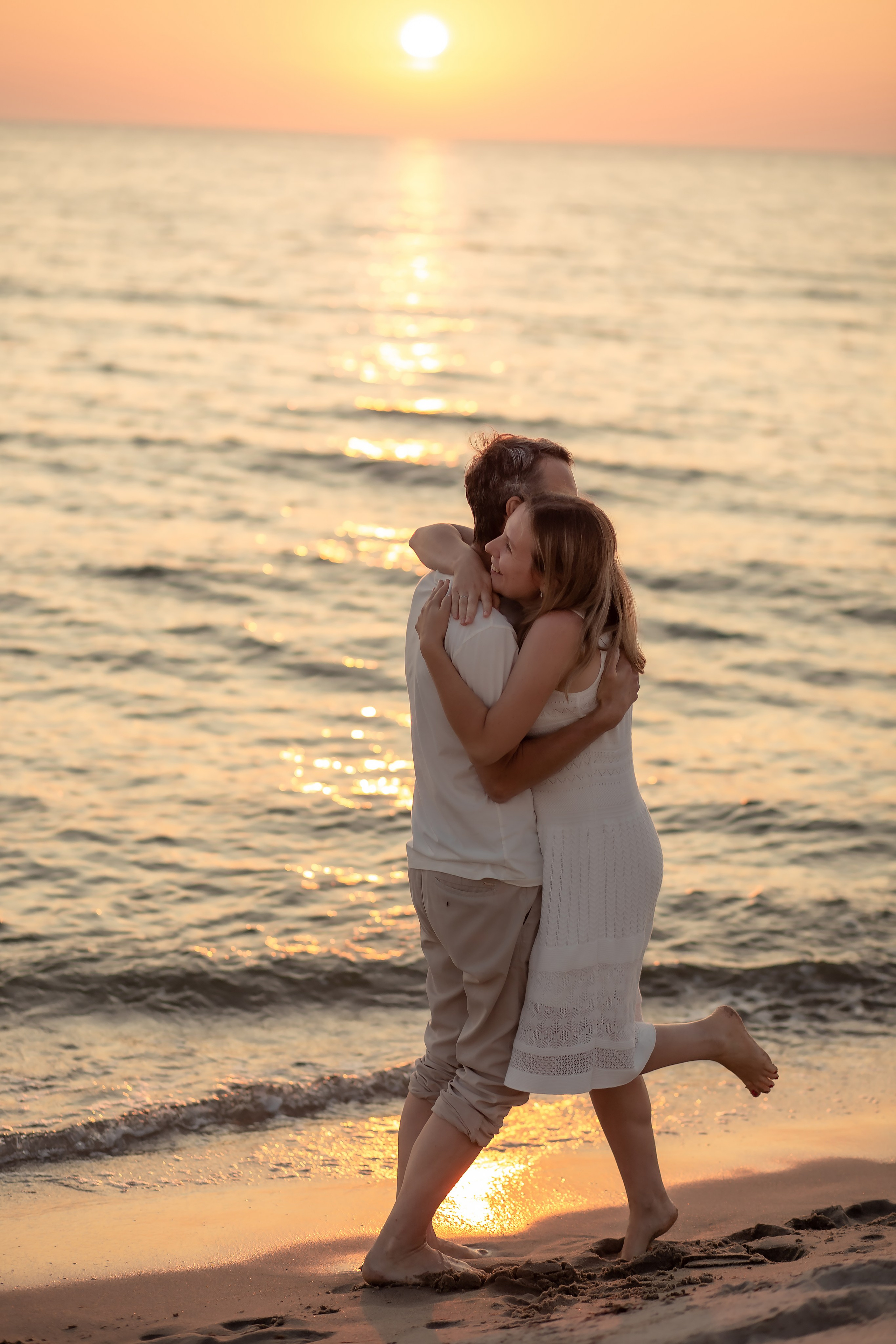 Екатерина и Антон. На закате. Фотограф в Калининграде Решетникова Алина