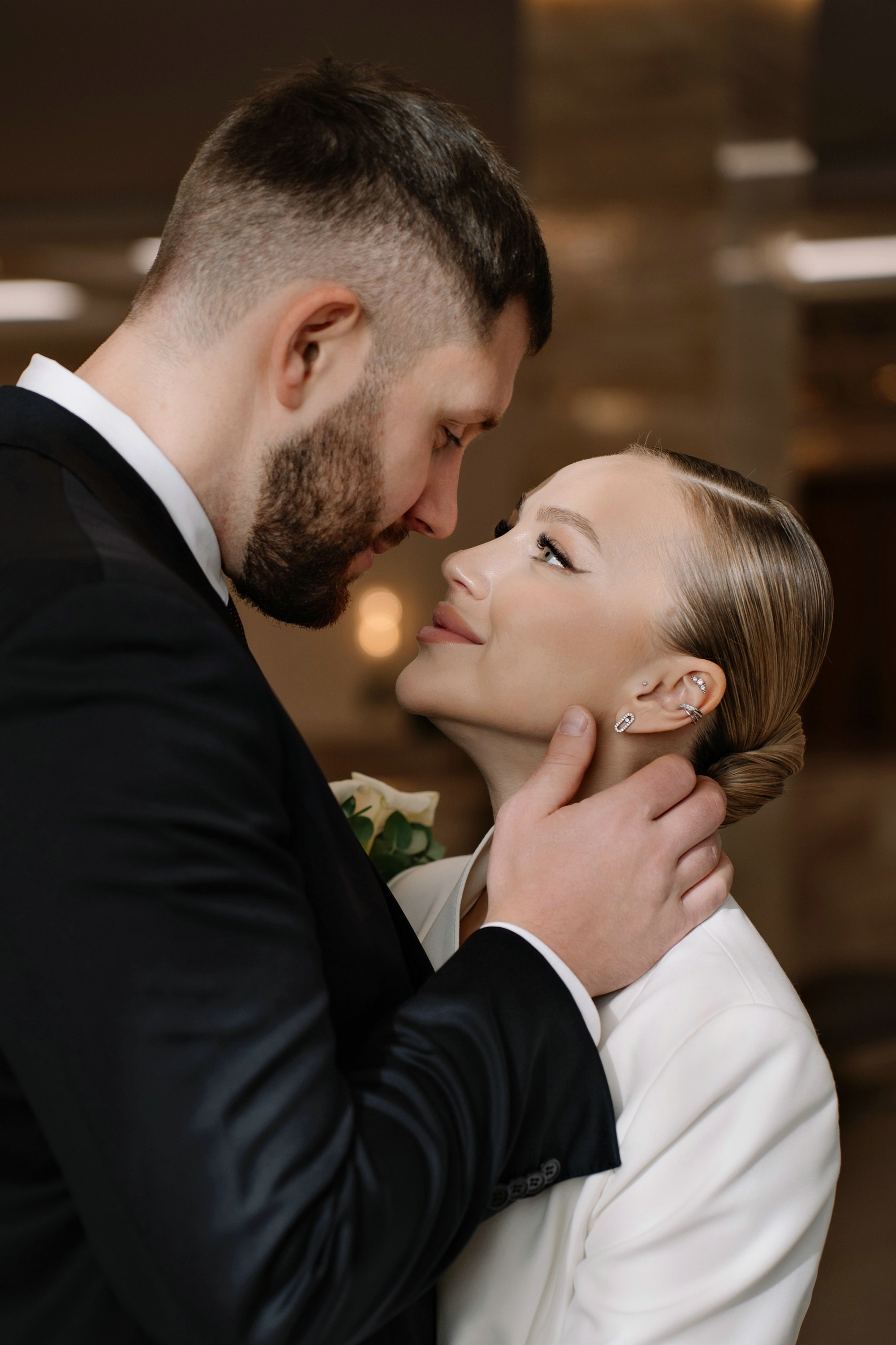 Фотосессия жениха и невесты во Дворце бракосочетания № 4