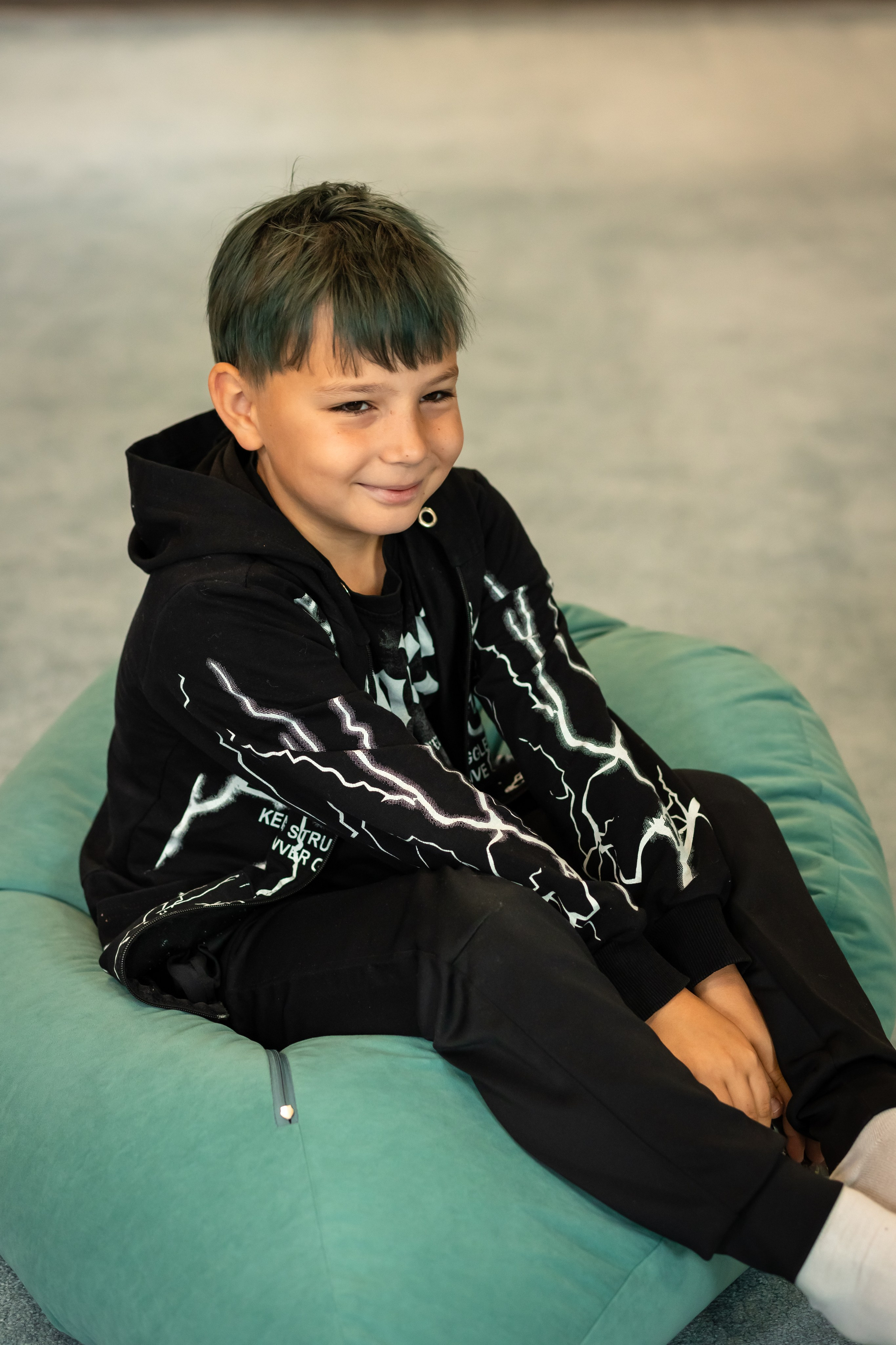 Катя с детками