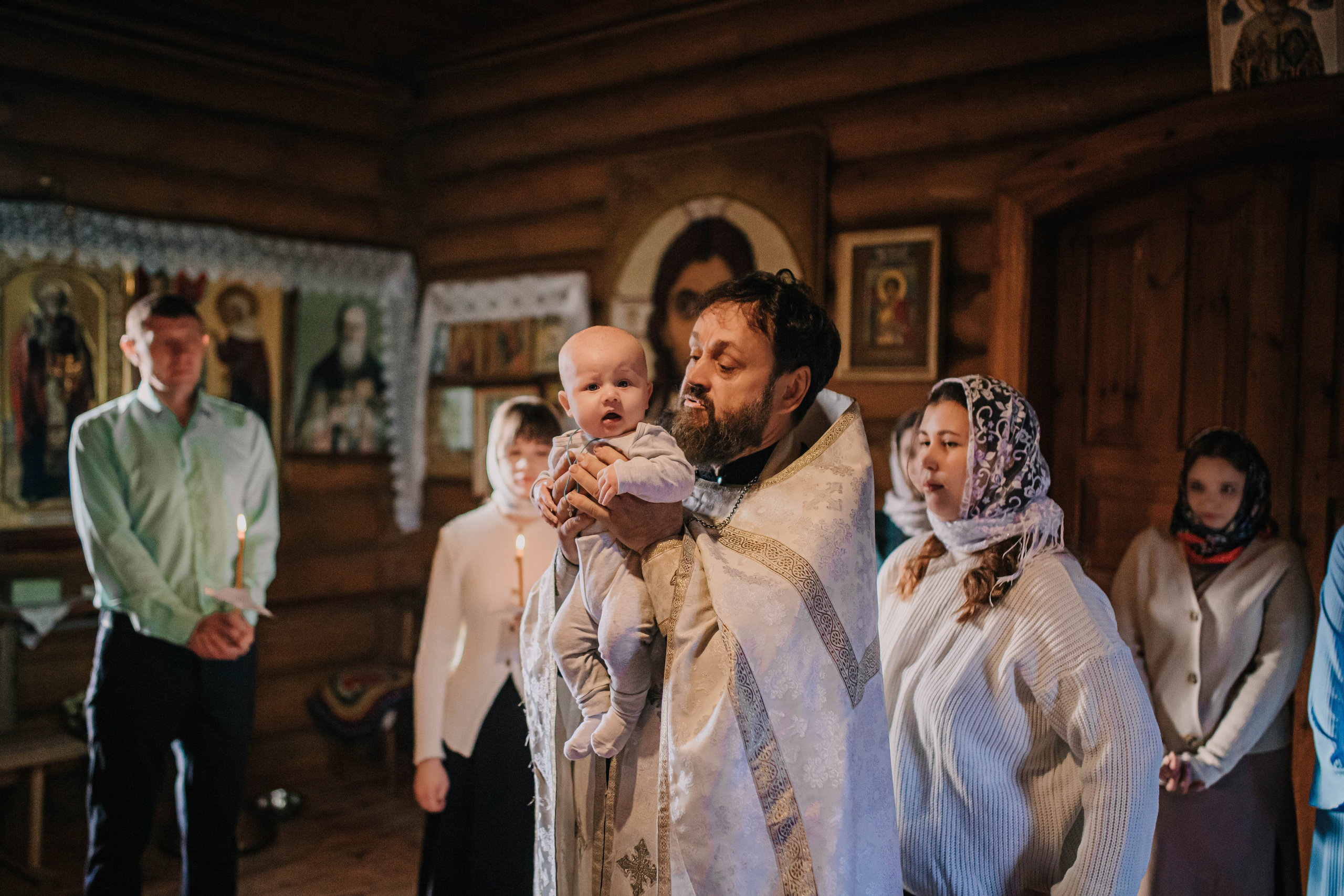 Крещение Дмитрия. Фотограф Дарья Маташкова