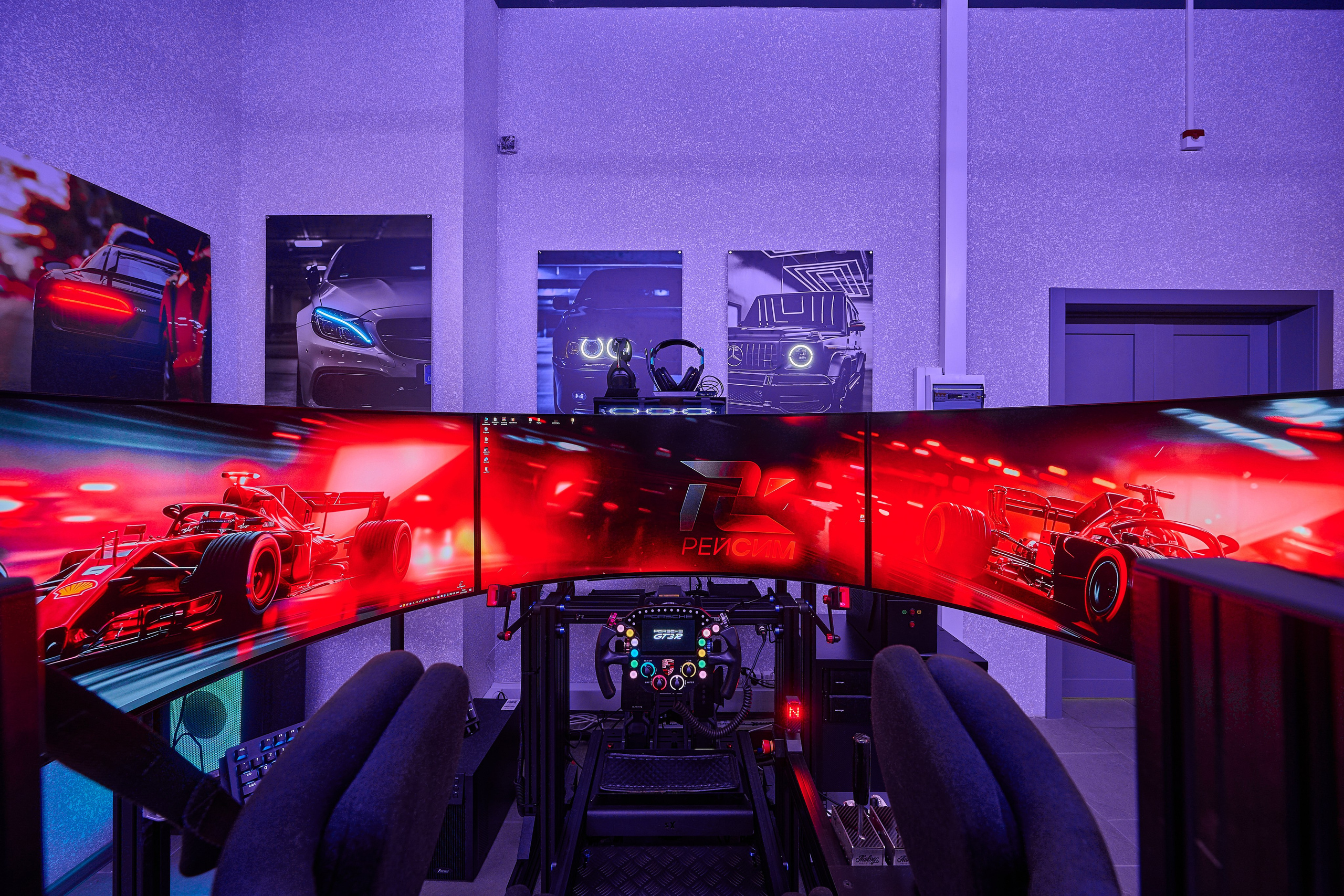 РЕЙСИМ Гоночные автосимуляторы. Интерьерный фотограф в Краснодаре