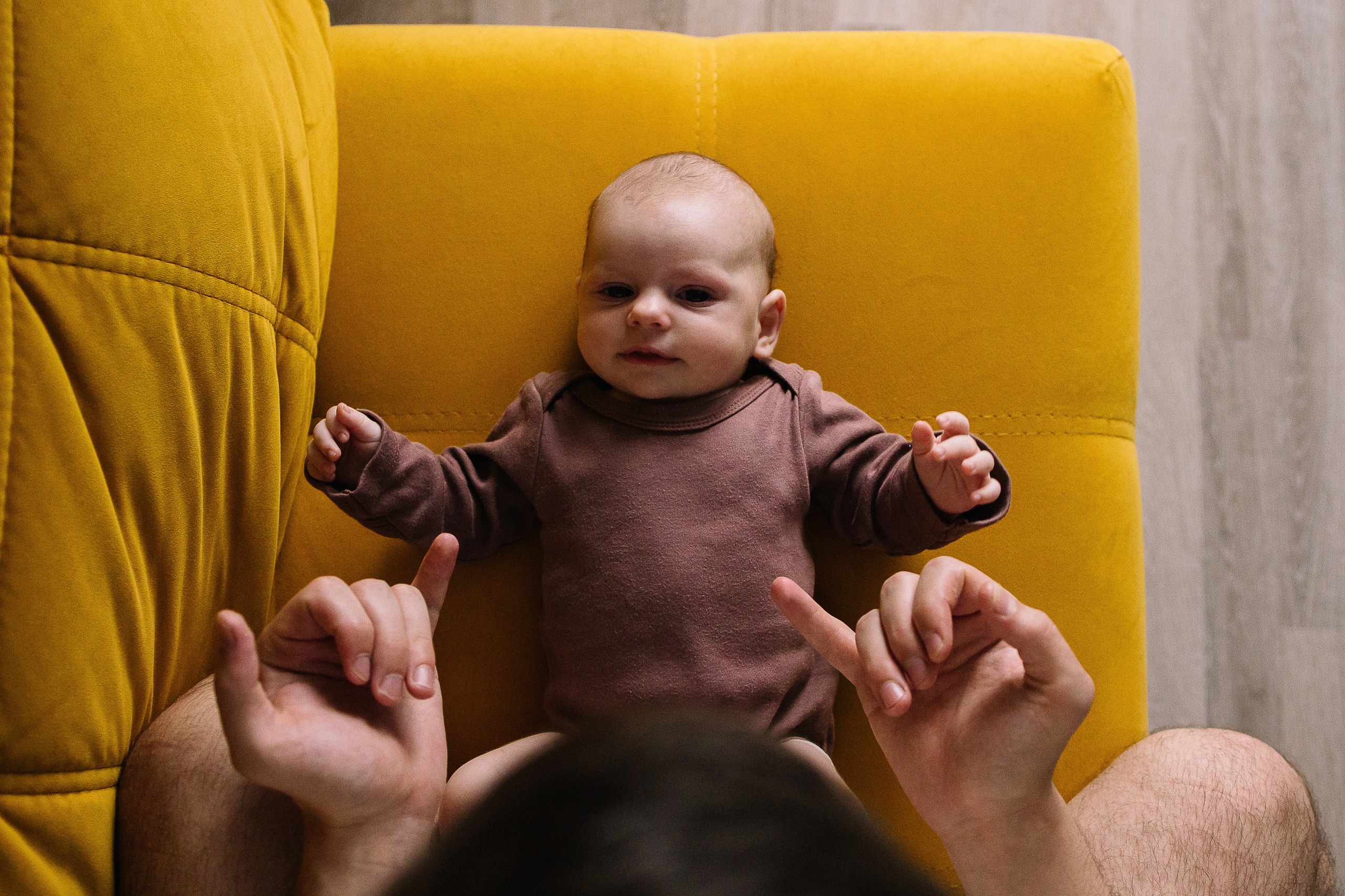 Домашняя фотосессия с новорожденным. Семейный фотограф в Томске Максимова Екатерина