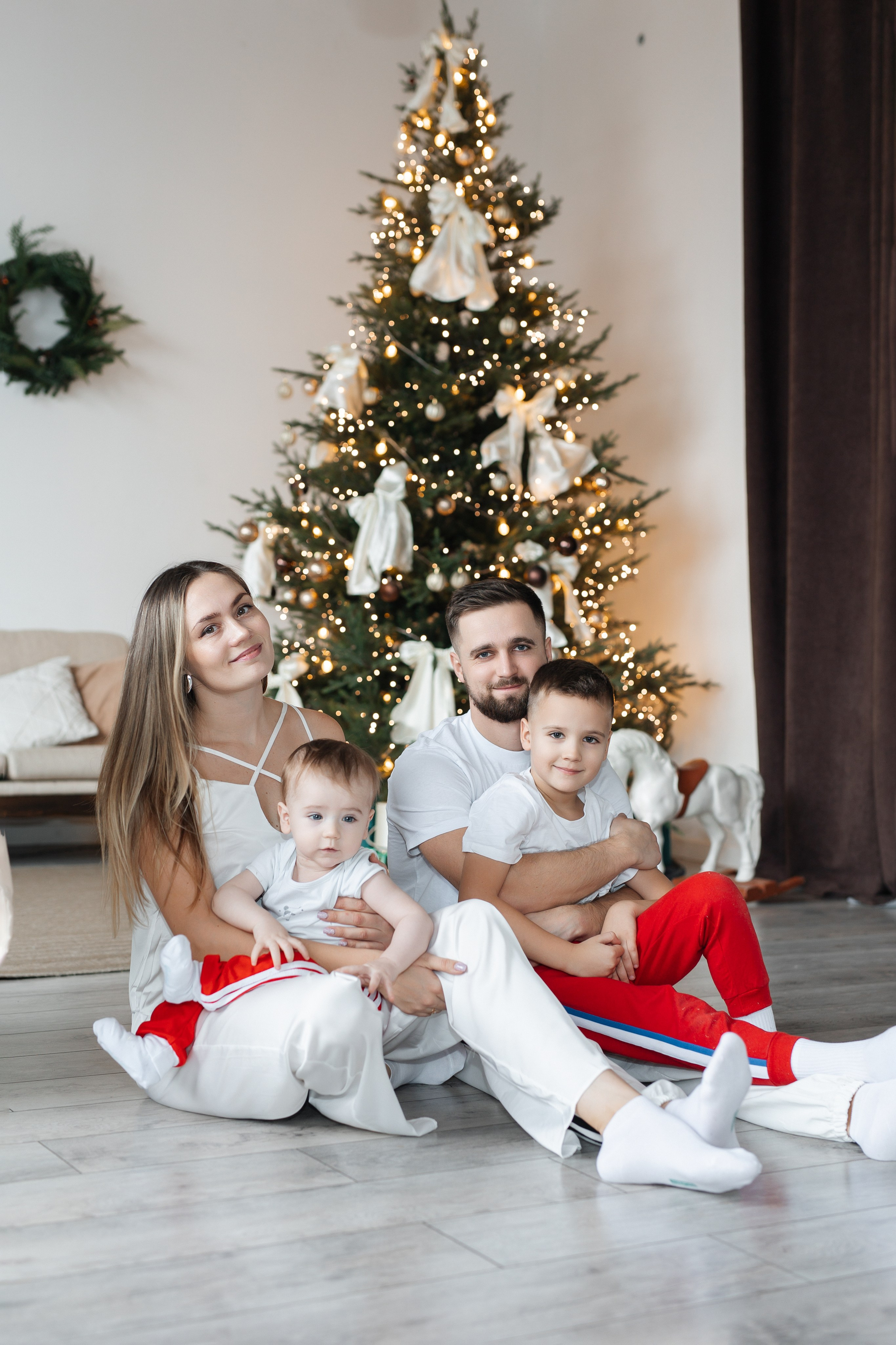 Семейная новогодняя фотосессия