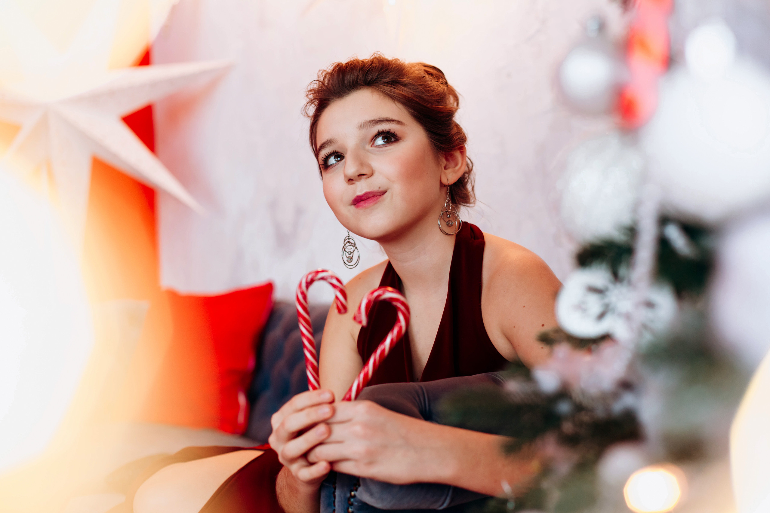 Леночка (новогодняя уютная фотосессия). Семейный и свадебный фотограф в Воронеже Майя Добровольская