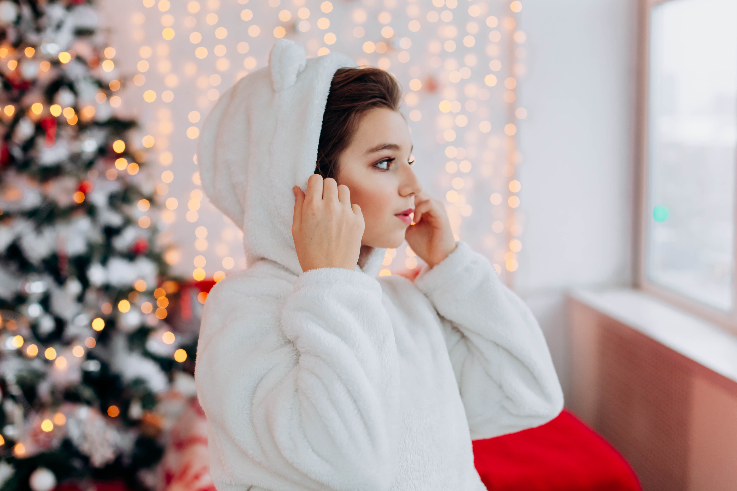 Леночка (новогодняя уютная фотосессия). Семейный и свадебный фотограф в Воронеже Майя Добровольская