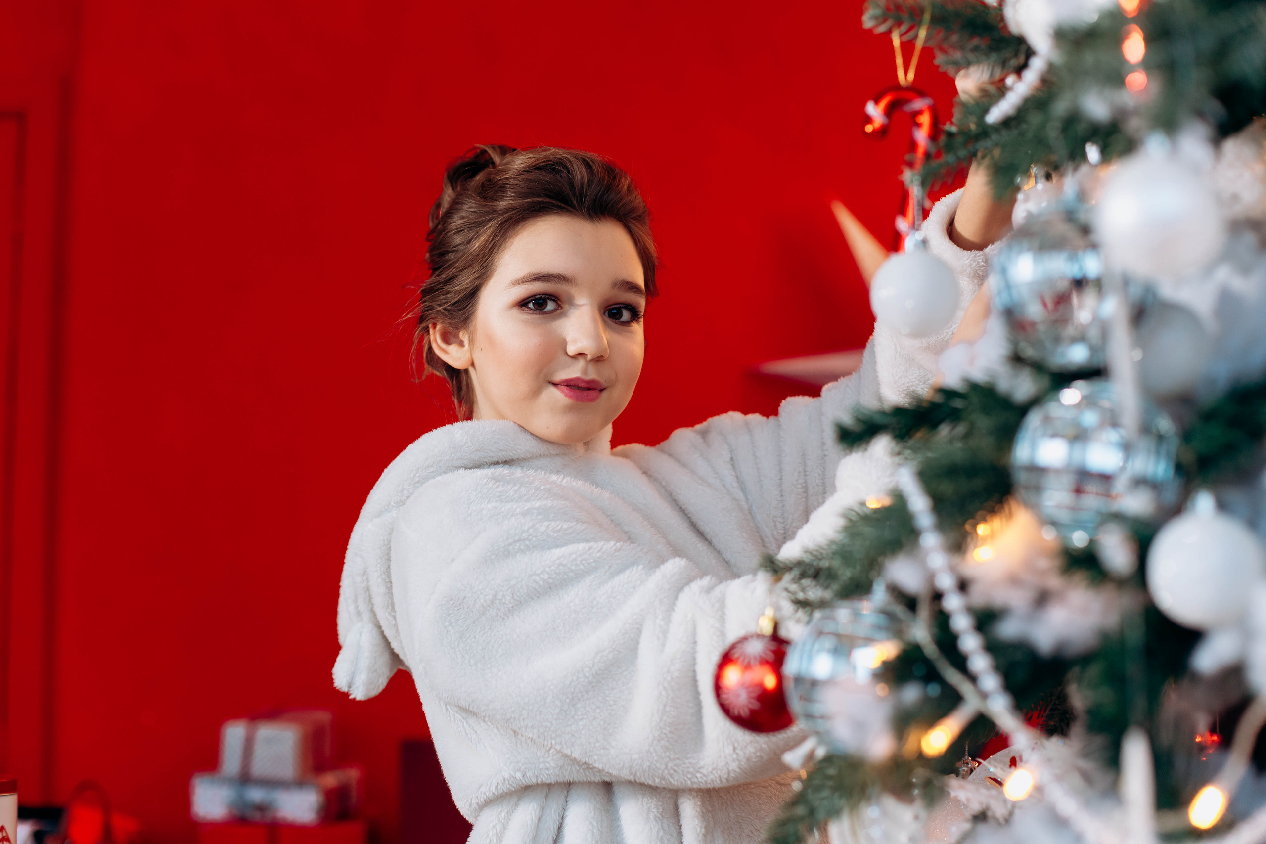 Леночка (новогодняя уютная фотосессия). Семейный и свадебный фотограф в Воронеже Майя Добровольская
