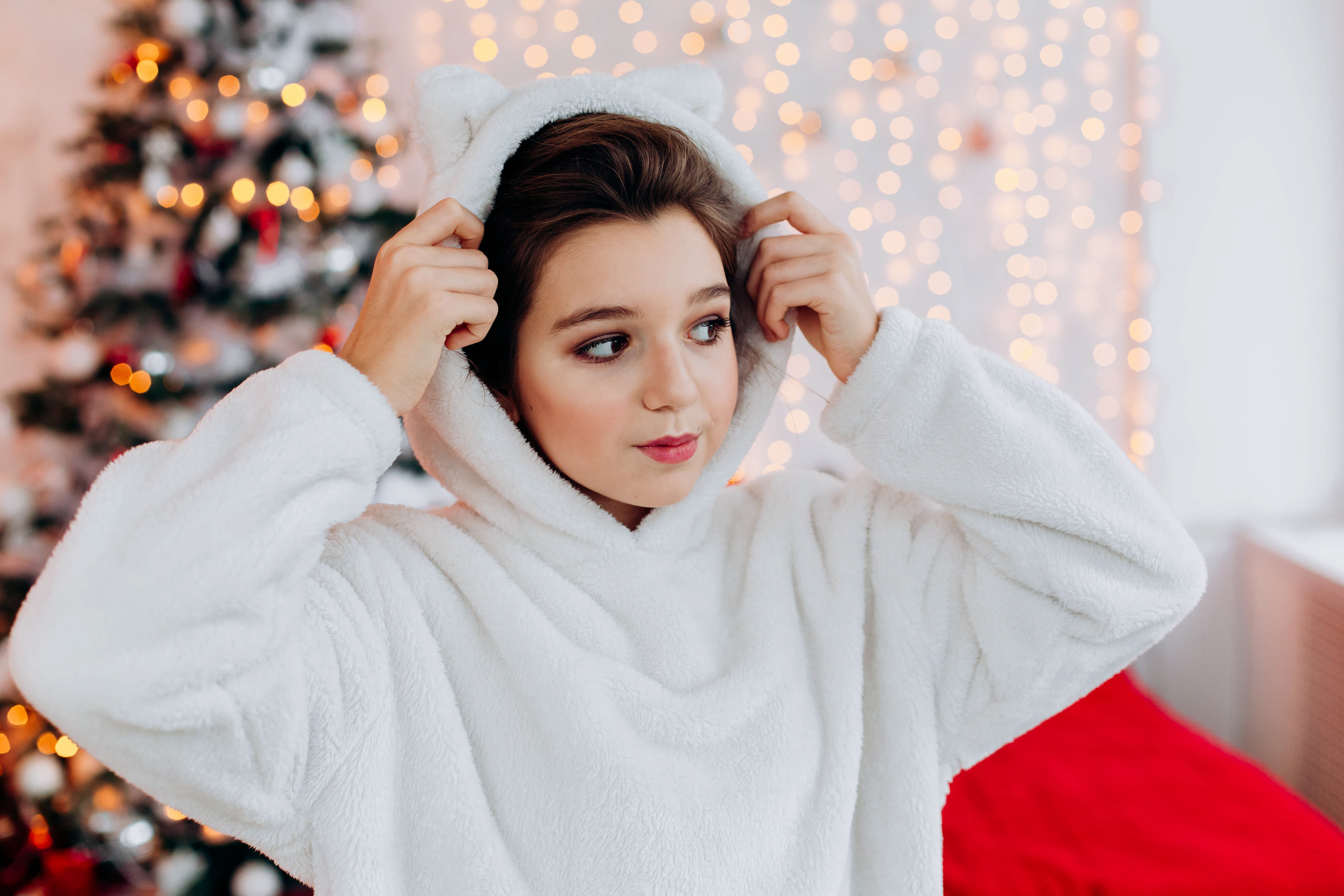 Леночка (новогодняя уютная фотосессия). Семейный и свадебный фотограф в Воронеже Майя Добровольская