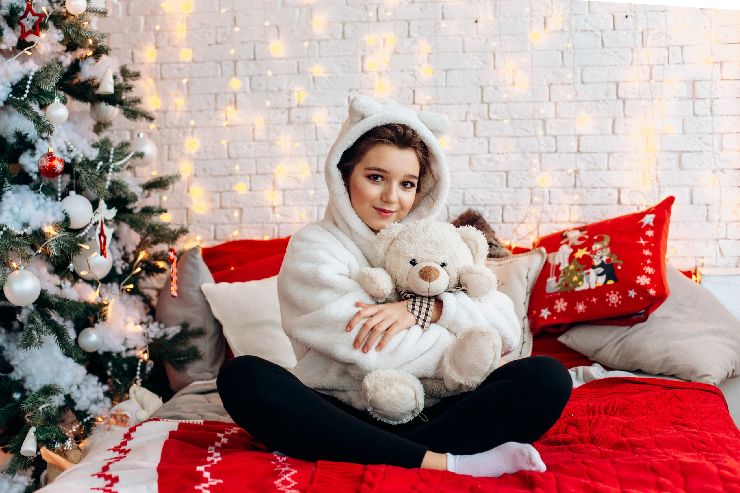 Леночка (новогодняя уютная фотосессия). Семейный и свадебный фотограф в Воронеже Майя Добровольская