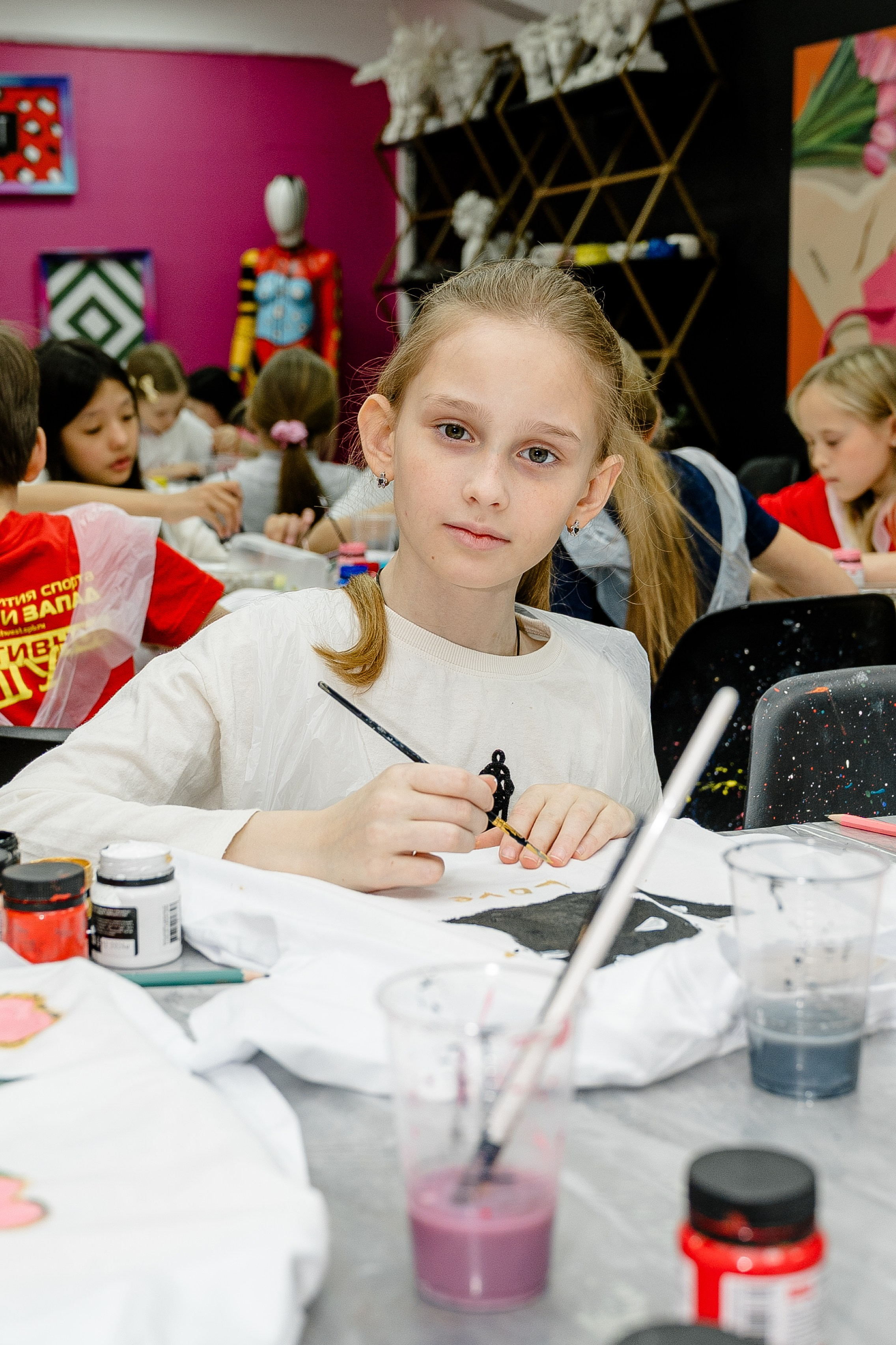 Детский День рождения. Мк роспись футболок. Alice_insomnia