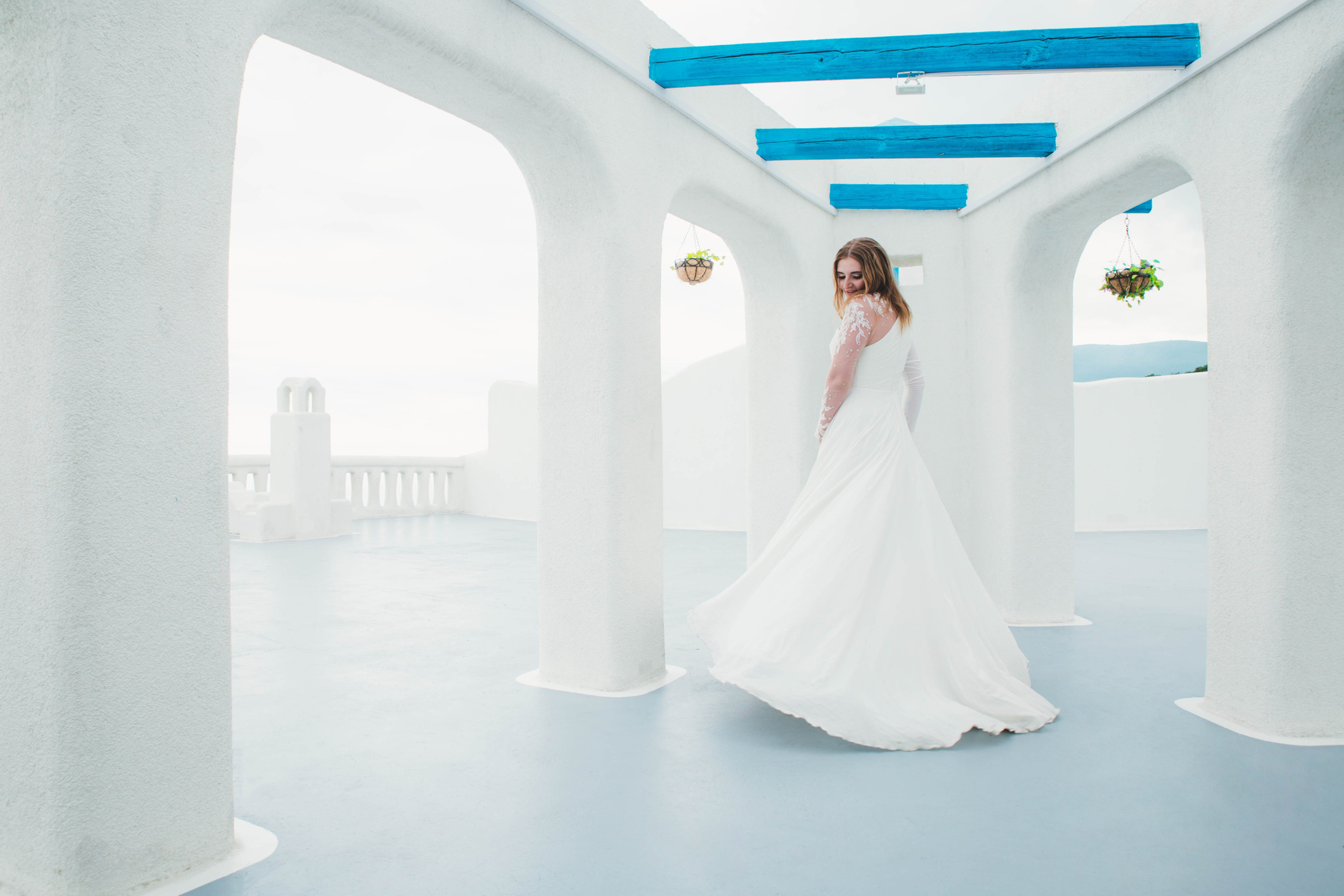 Ксения & Иван. Свадебная съемка в Санторини и Херсонесе. Свадебный и контент фотограф в Севастополе и Крыму Марина Данилова