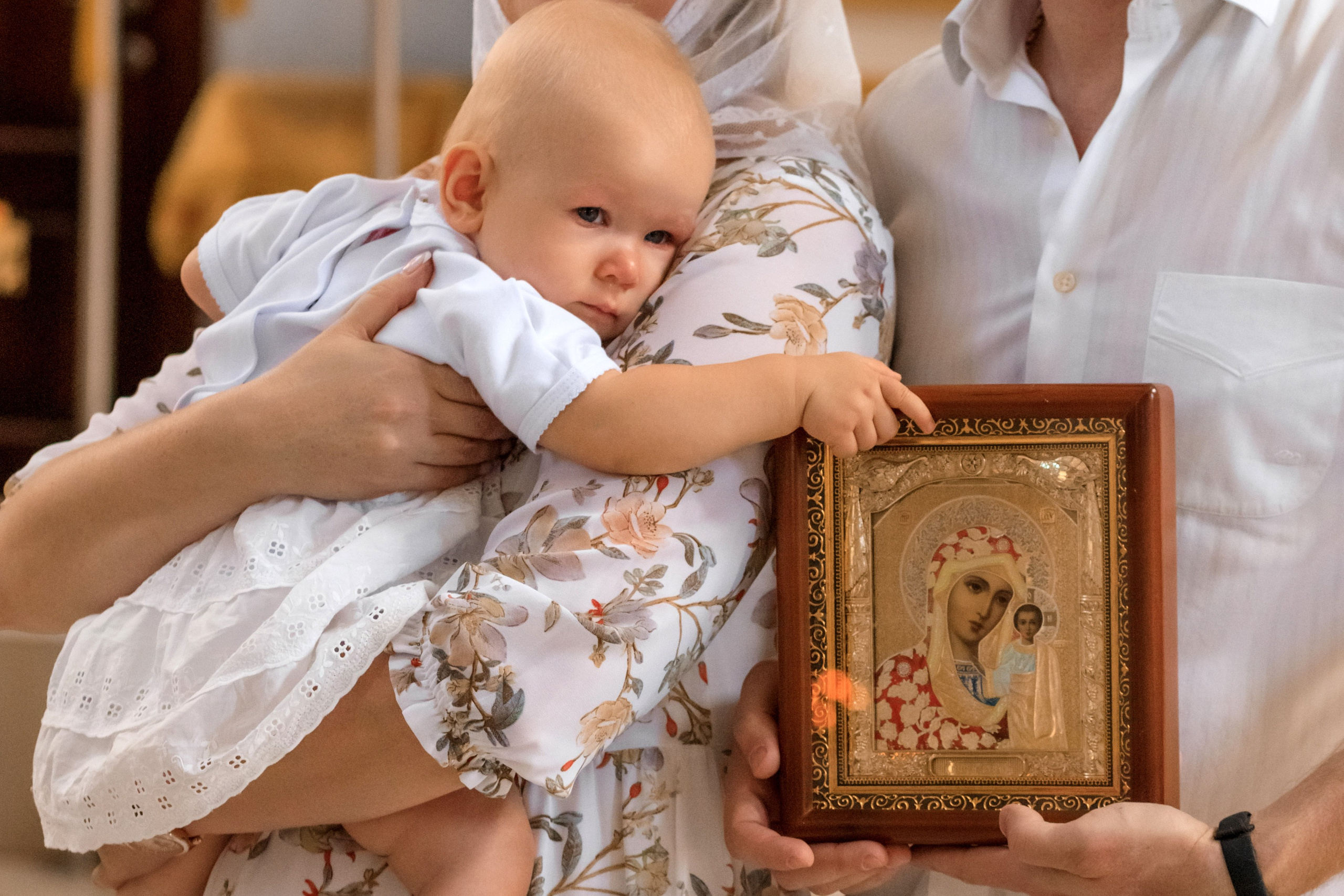 Крещение Анны. Семейный и детский фотограф в Краснодаре Элона Литвинова