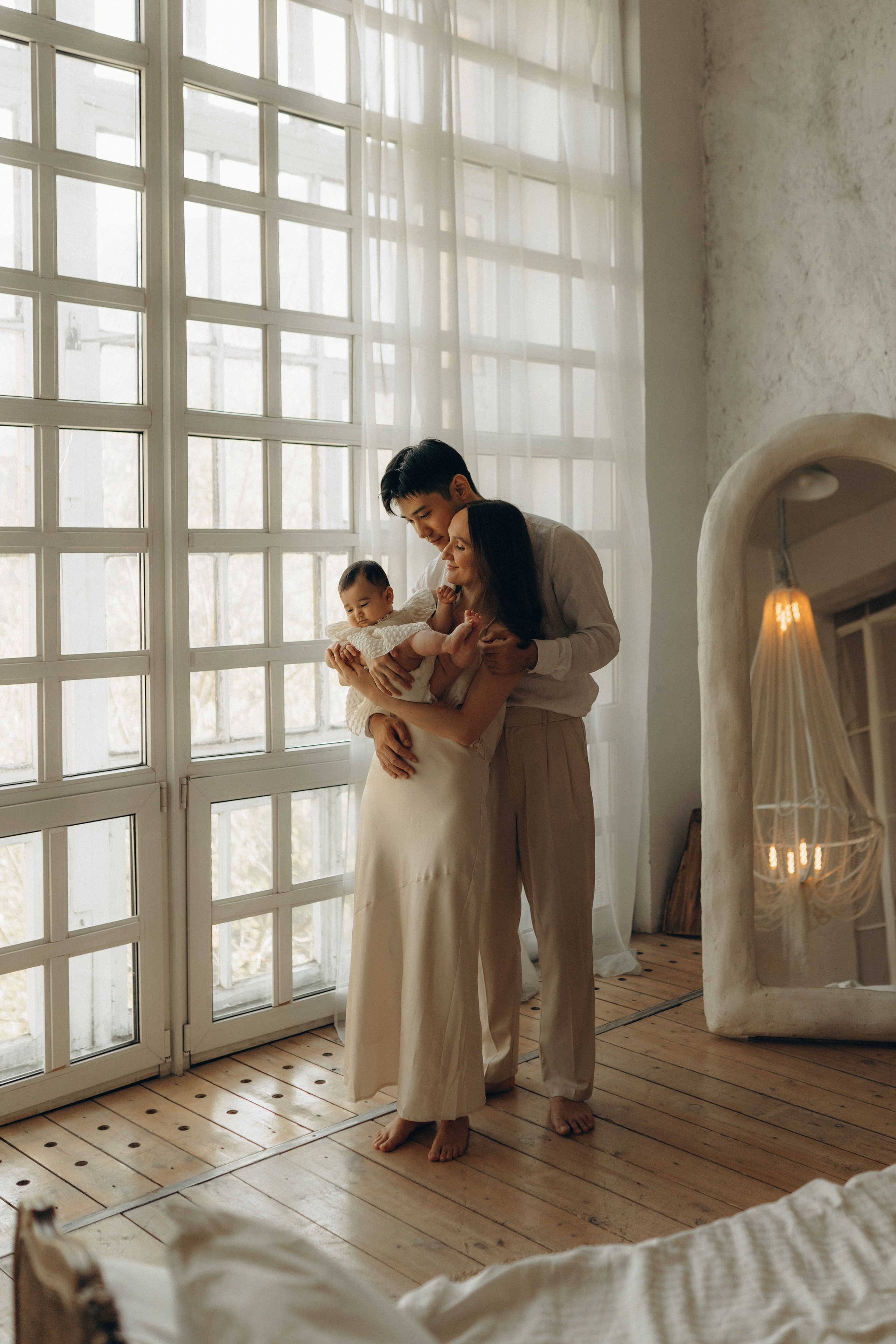 Малышка Нина и родители. Семейный lifestyle фотограф в Москве Рената Рафикова