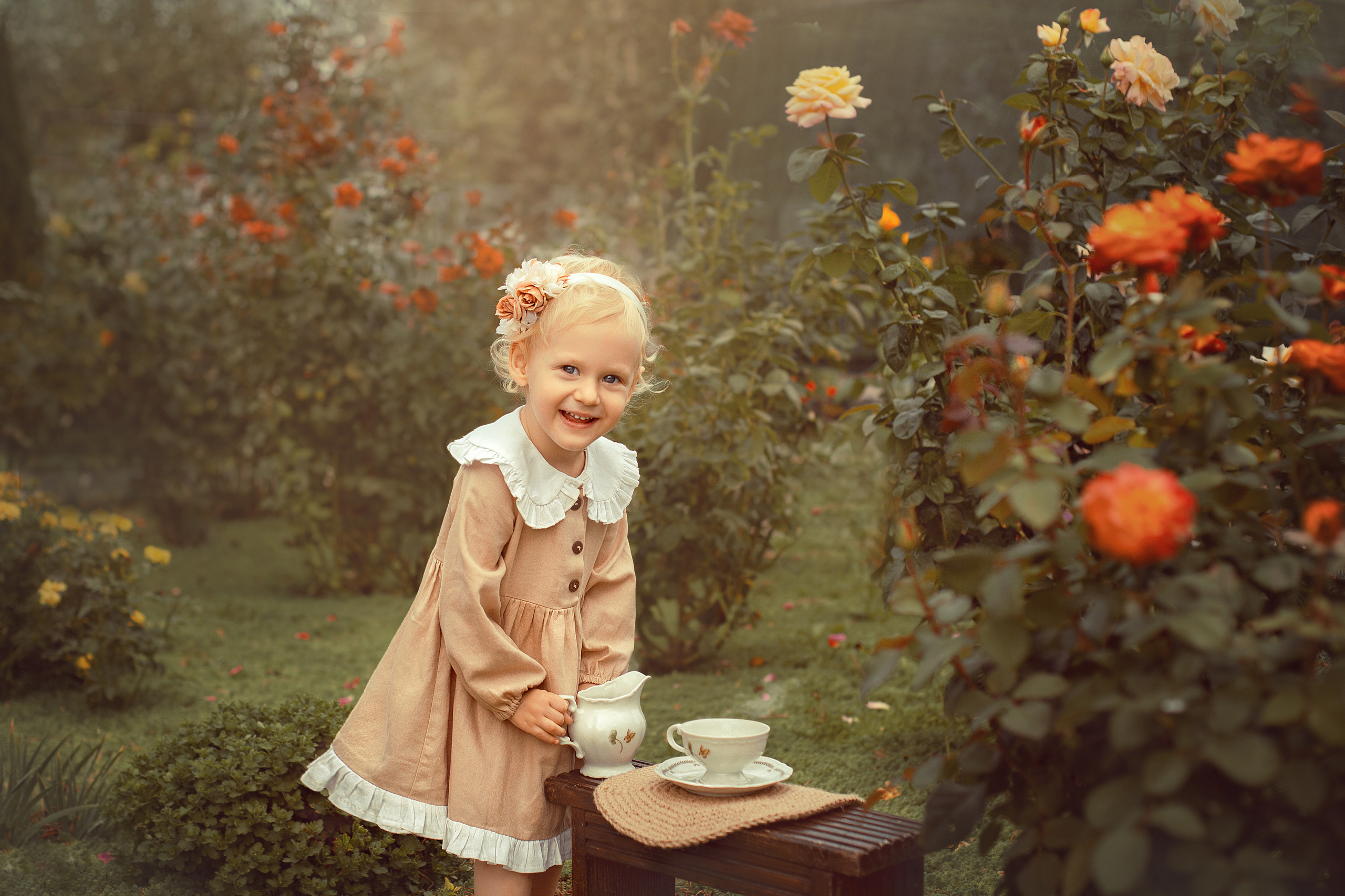 Чаепите в розовом саду. Фотограф в Волгодонске Елена Орешкина