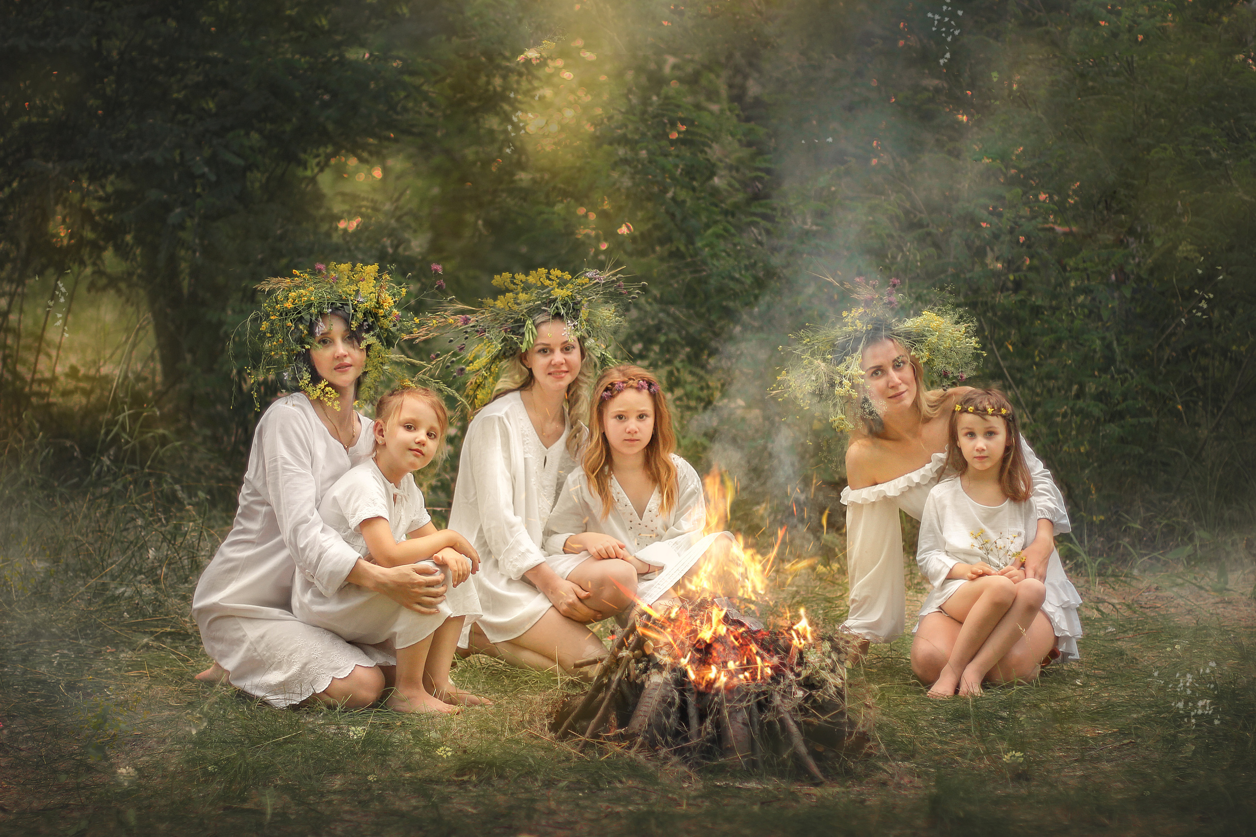 В ночь на Ивана Купала. Фотограф в Волгодонске Елена Орешкина