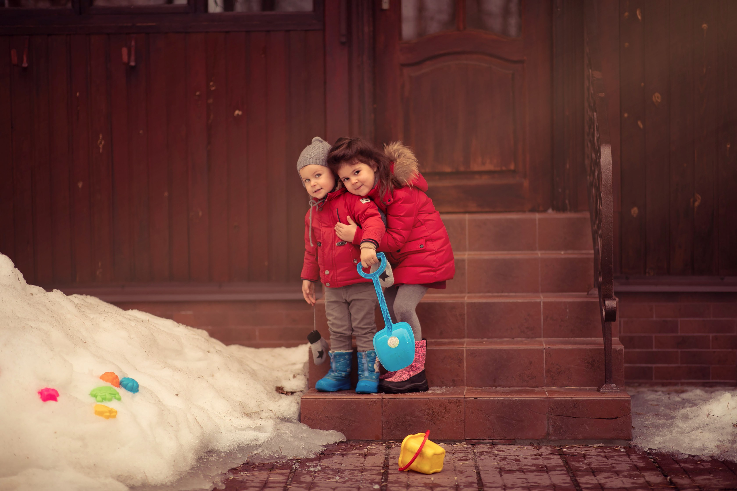 Зимние приключения. Фотограф Юлия Рязанова Москва семейный и детский
