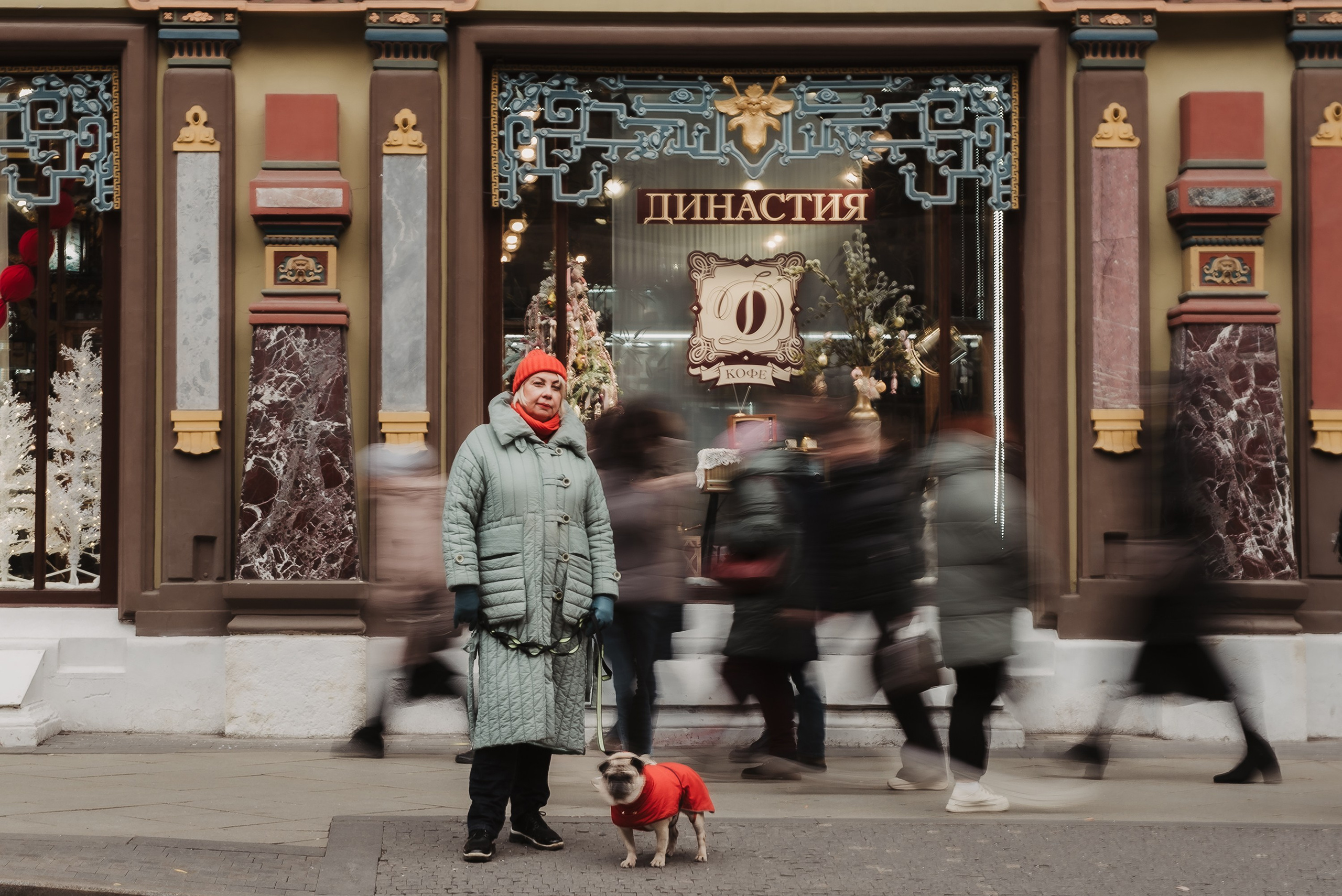 Ольга и Потапум. Прогулка к чайному дому. Семейный Фотограф в Москве Ирина Хохлова
