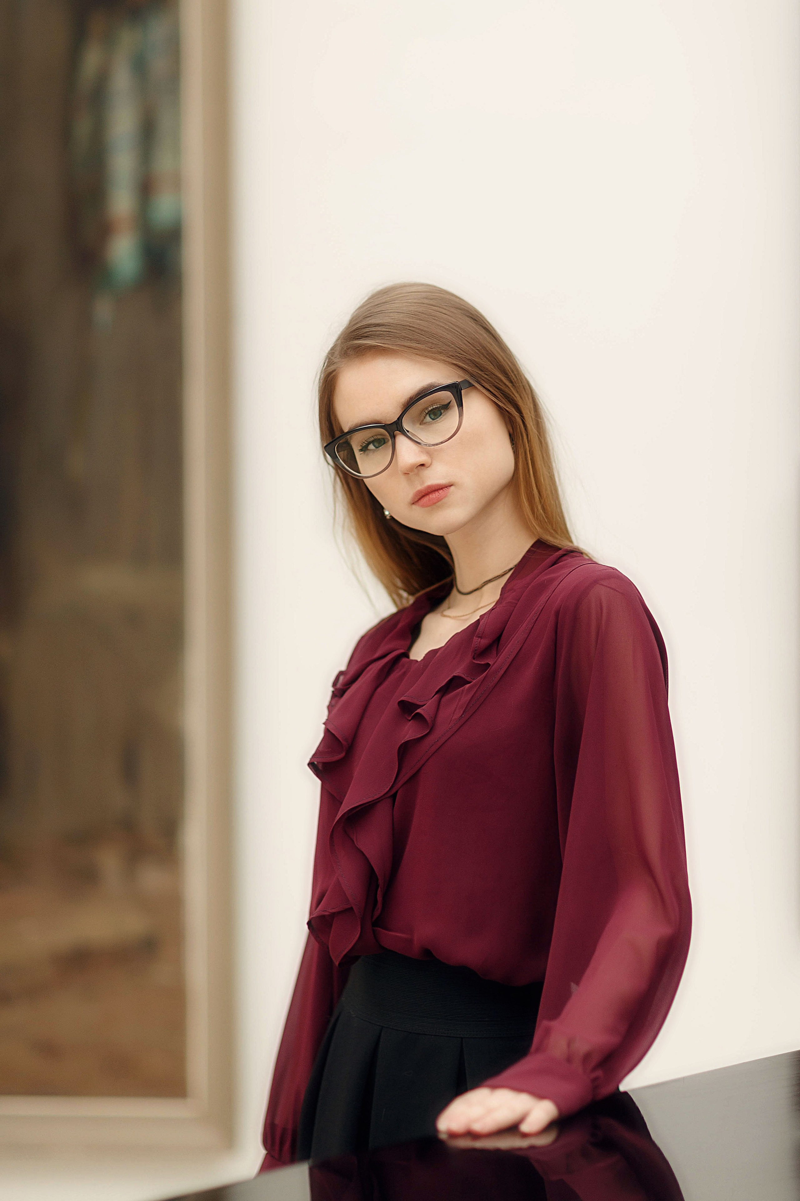 Фотосессия с Машей в Чувашском художественном музее. Портретный и репортажный фотограф в Чебоксарах Андриян Чаркин