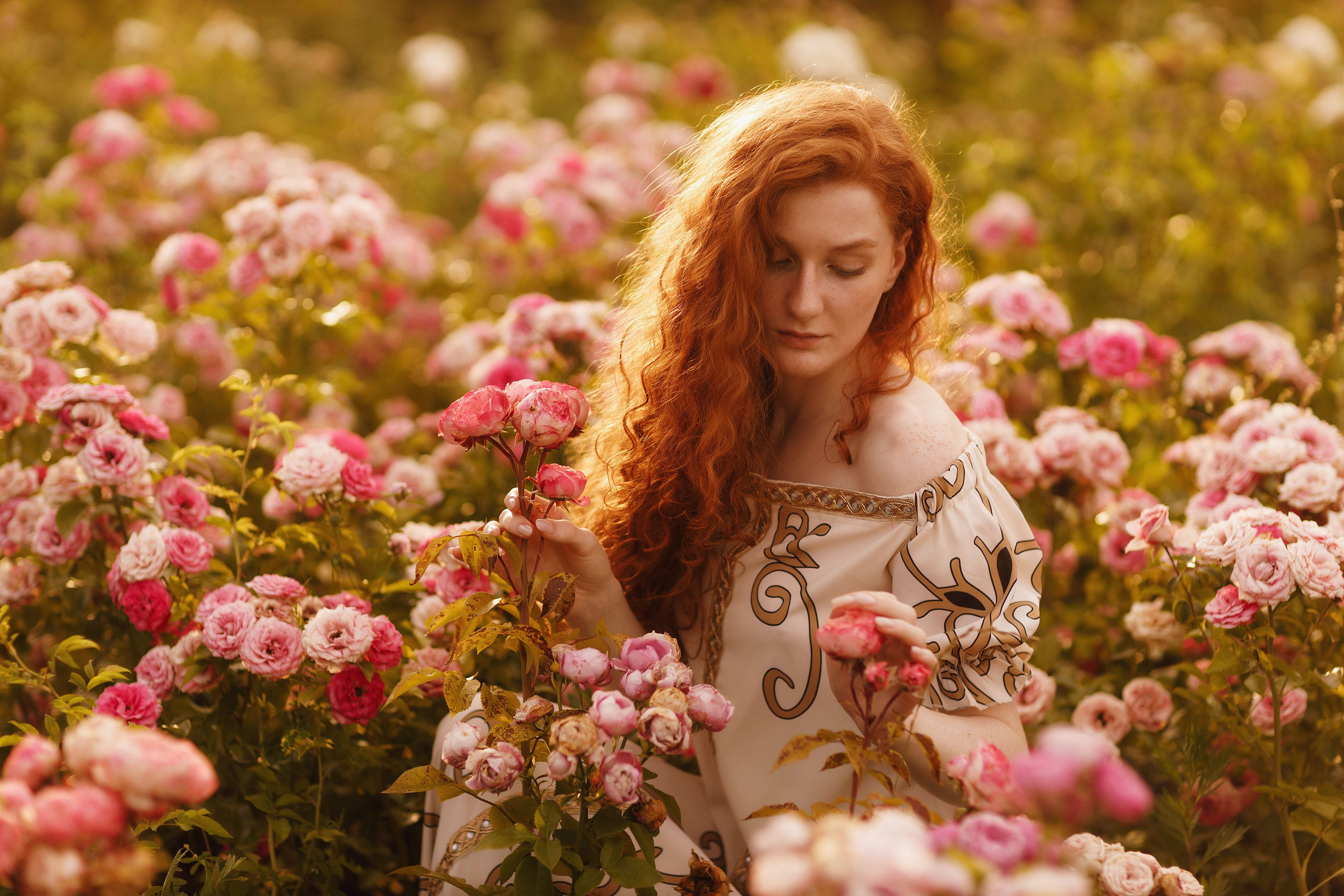 Фотосессия на заливе с Татой в платье от Ирины Павловой. Портретный и репортажный фотограф в Чебоксарах Андриян Чаркин