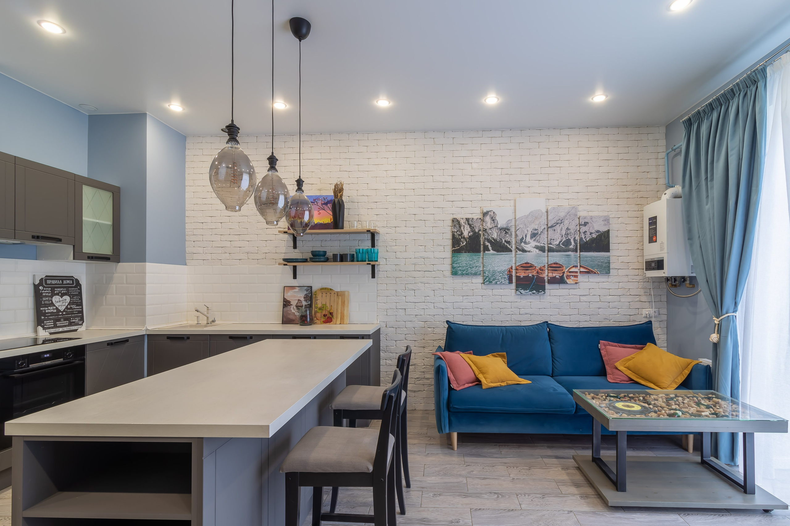 Пентхаус в ЖК «Академия парк». Интерьерный фотограф в Москве Сергей Чекмезов