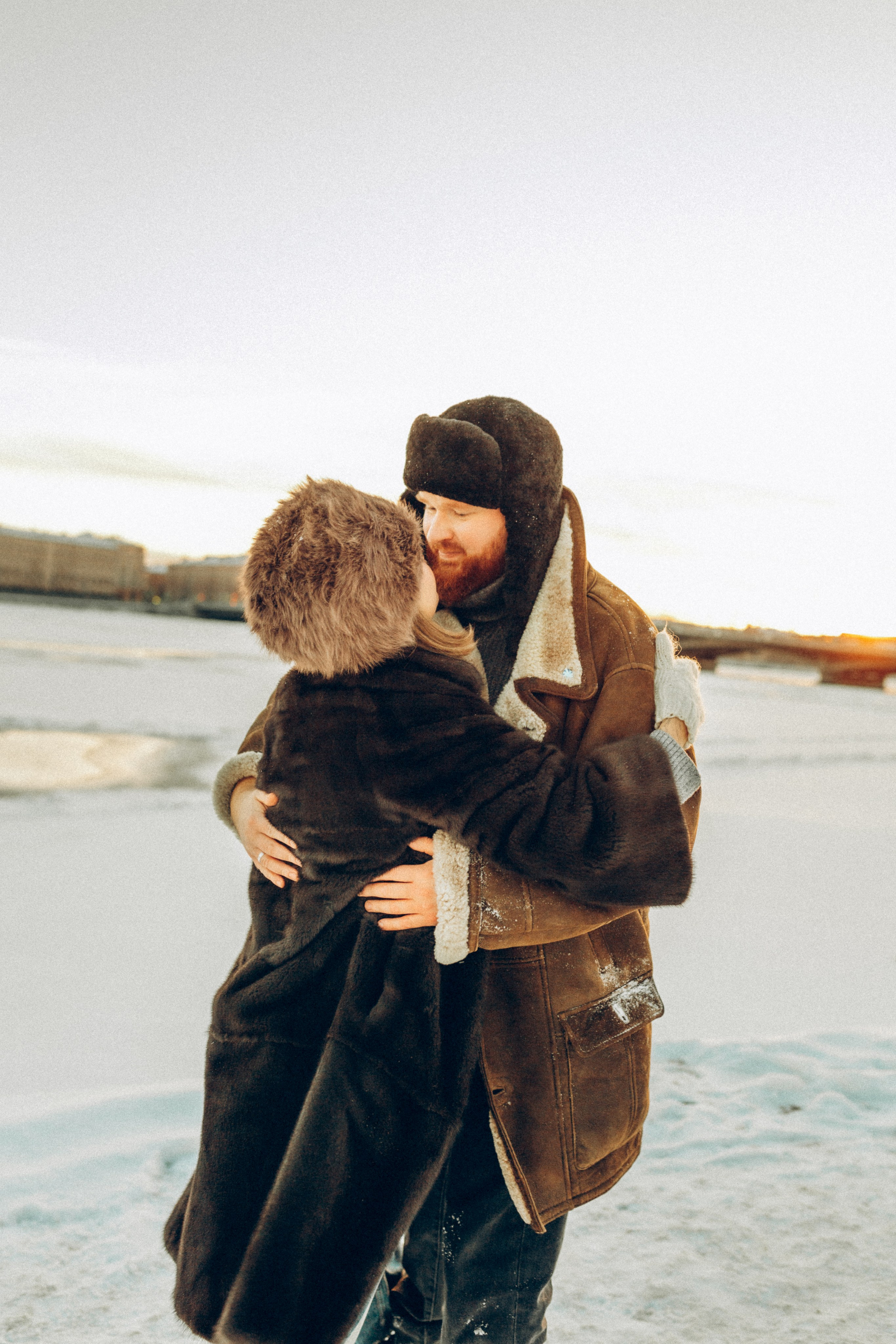 LoveStory зимняя. Фотограф Санкт-Петербург Князева Елизавета