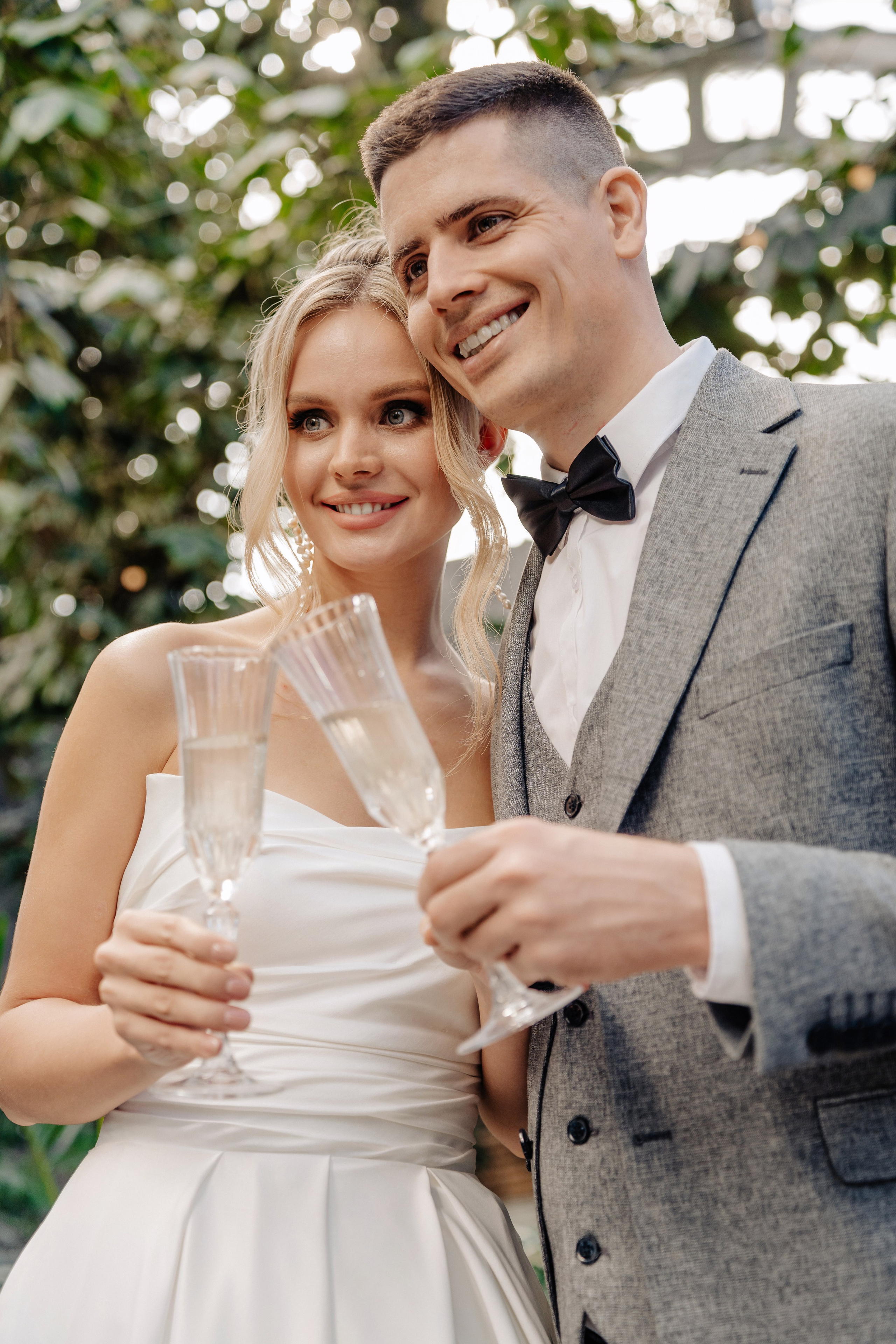 Свадебная в оранжерее. Михаил и Виктория. Фотограф Сергей Лукьяненко