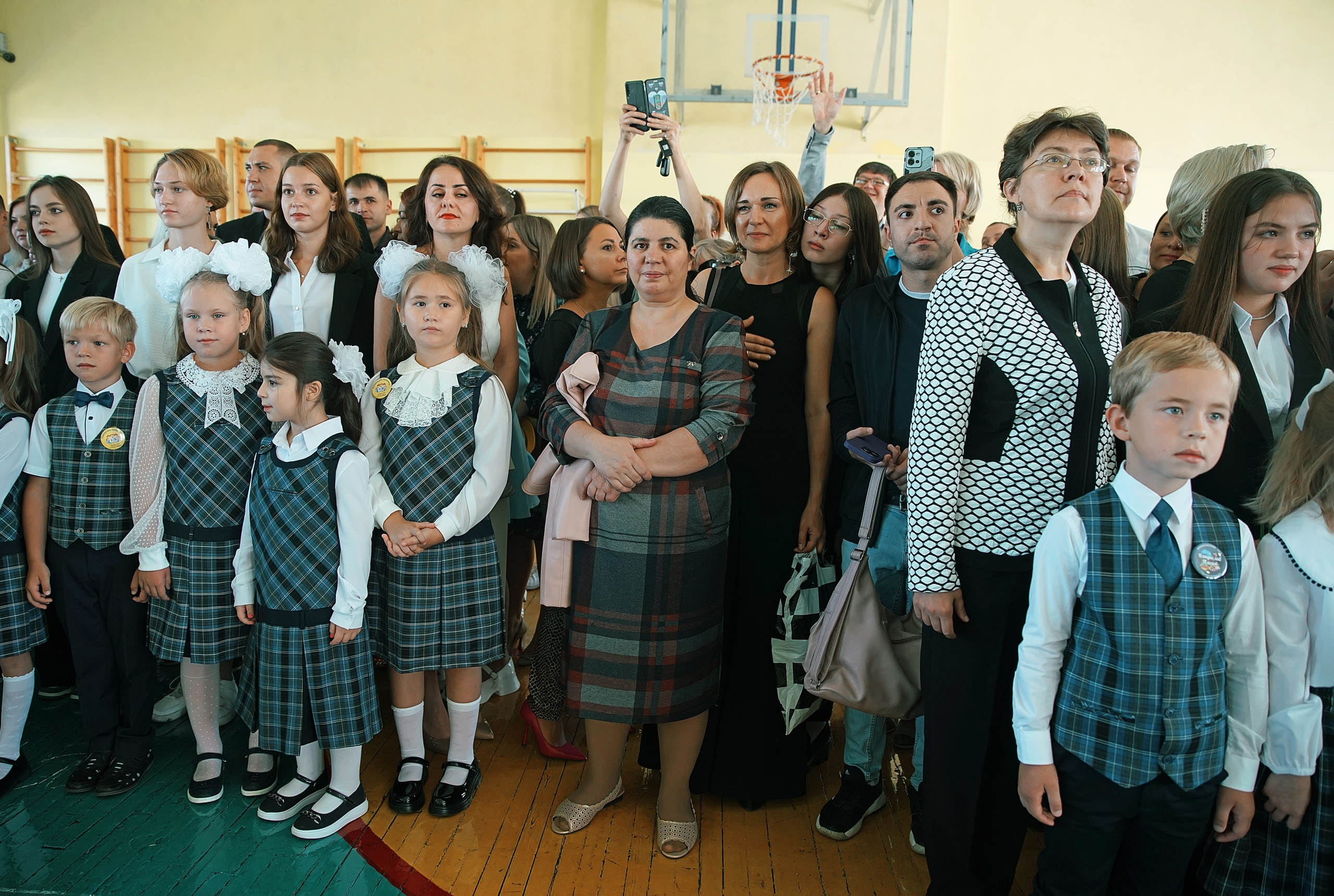 Первый класс линейка, в классе, портреты. Семейный и детский фотограф в Нижнем Новгороде