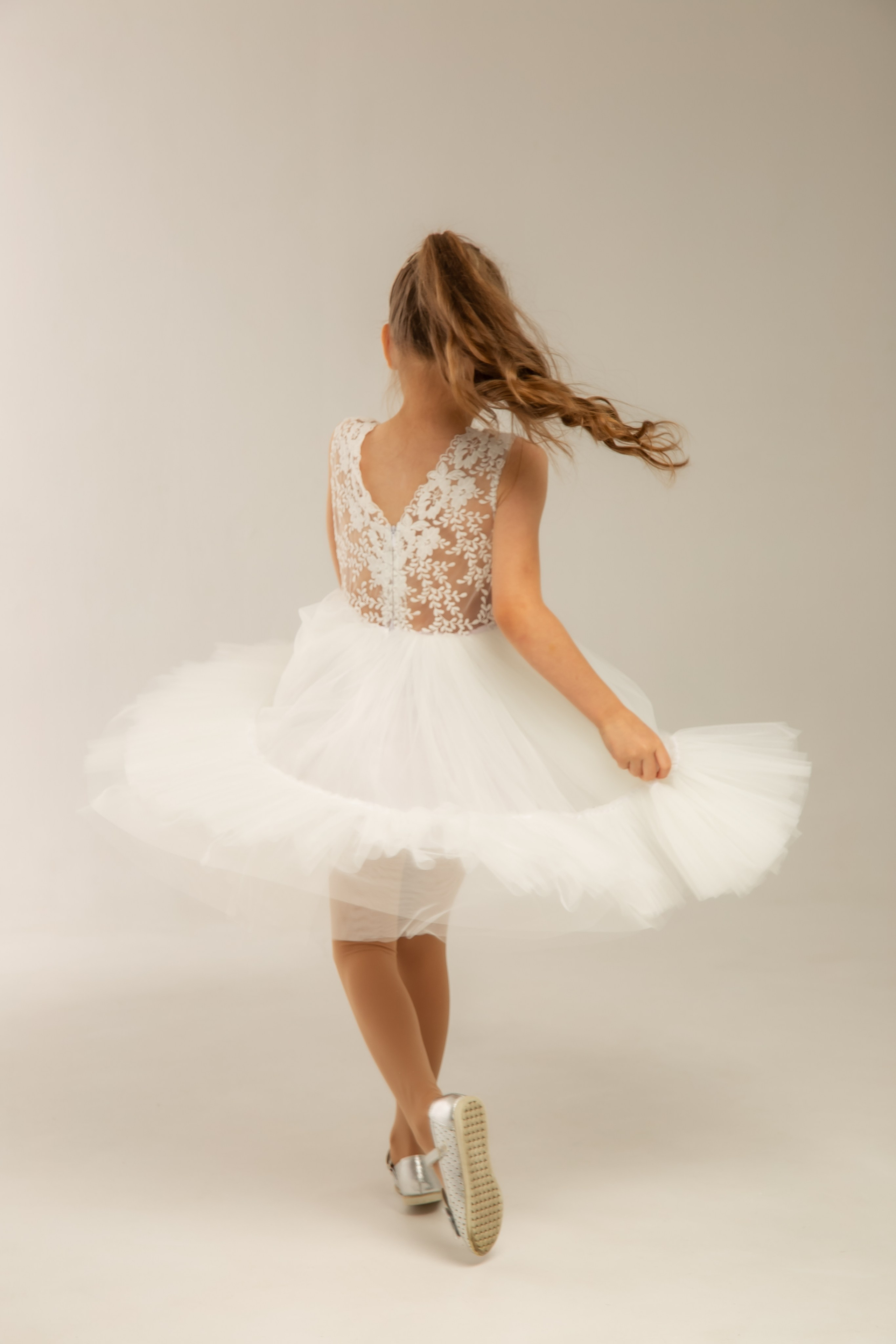 Платье " Белая нежность " на рост 110 — 116. Little_Princess.38