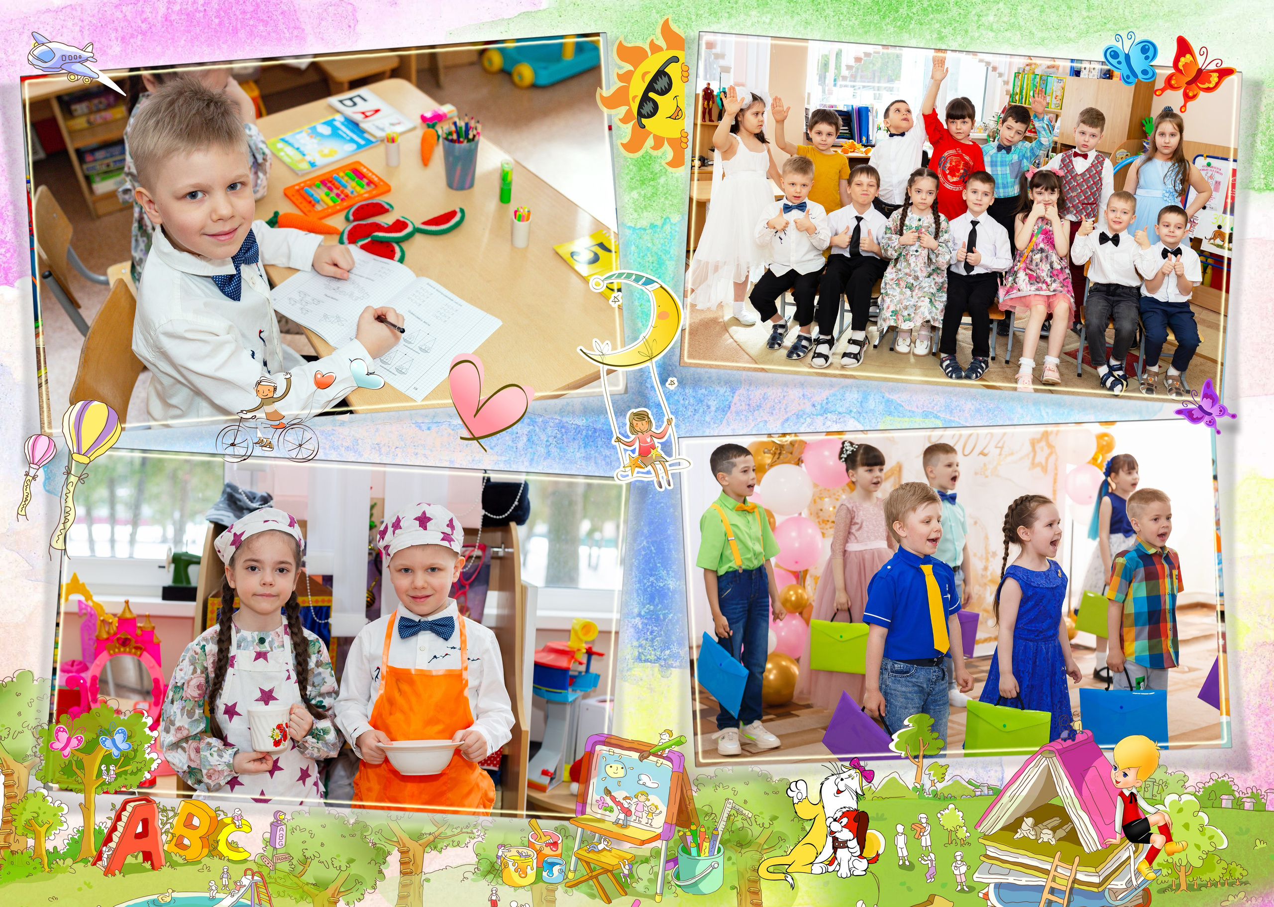 Пример 5 разворотов. Свадебный фотограф Марина Суворова и видеооператор Олег Петров