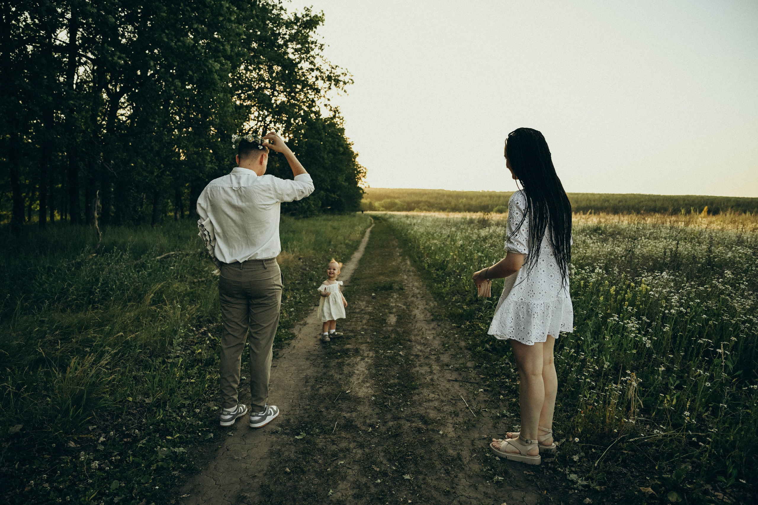 Ромашковое поле. Семейный фотограф в Москве Люберцах Ирина Вронская