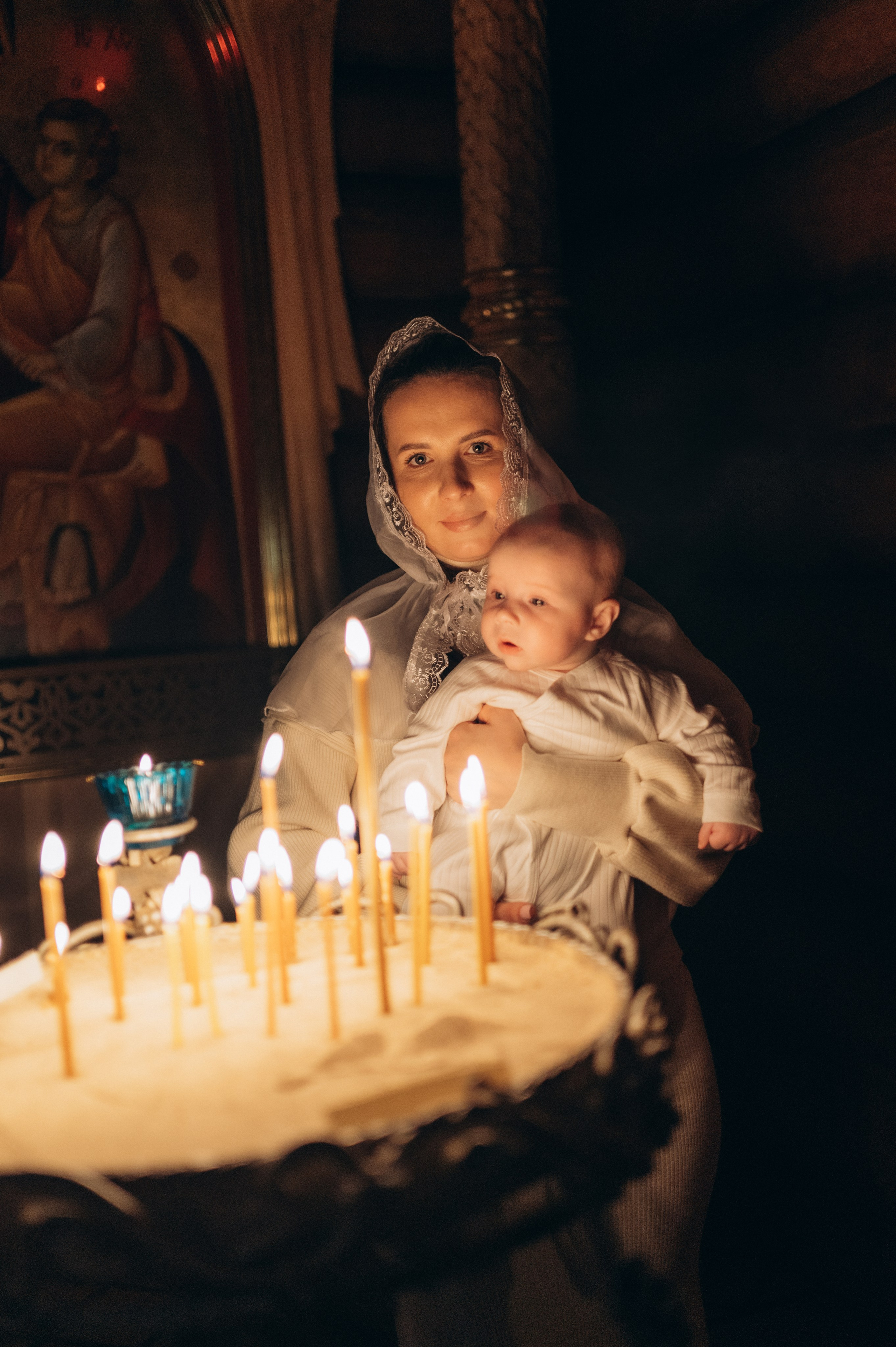 Крещение Тимура (Храм Святой Троицы). Семейный фотограф в Минске Дарья Дреко