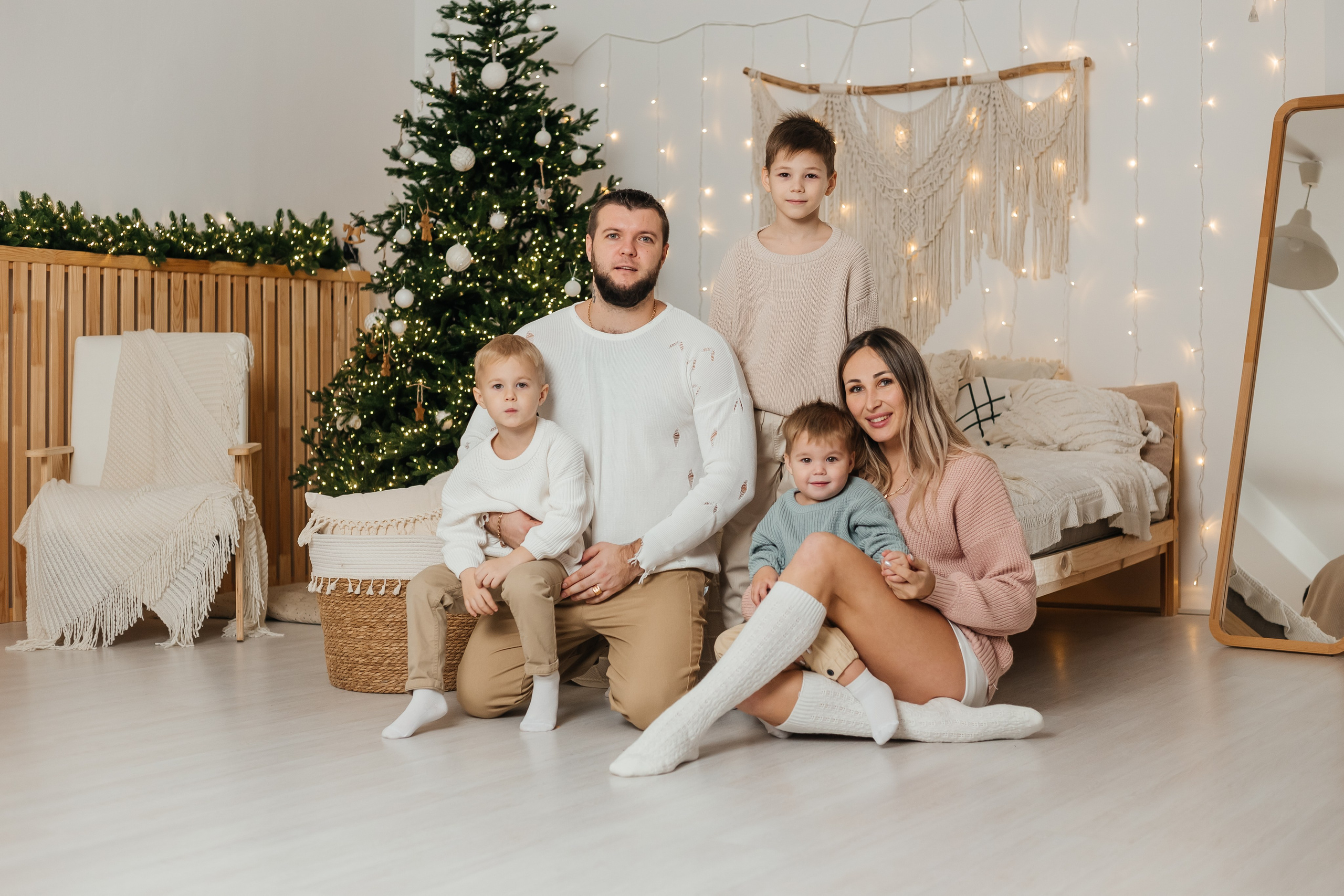 Семейная фотосессия. Фотостудия «Лайм». Фотограф Мария Новоселова. Сургут