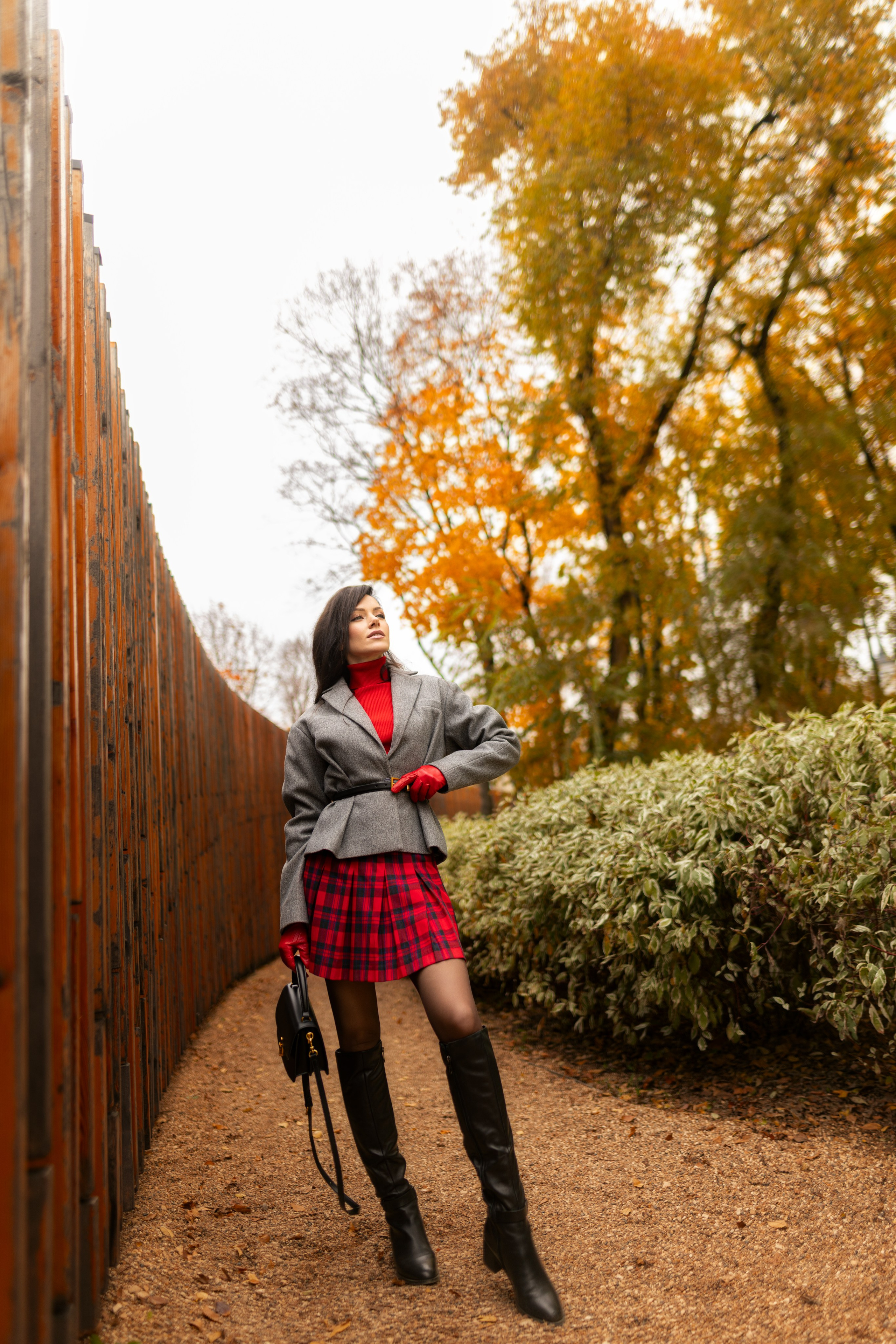 Фотосет с Екатериной в парке на осеннюю тему для «себя»