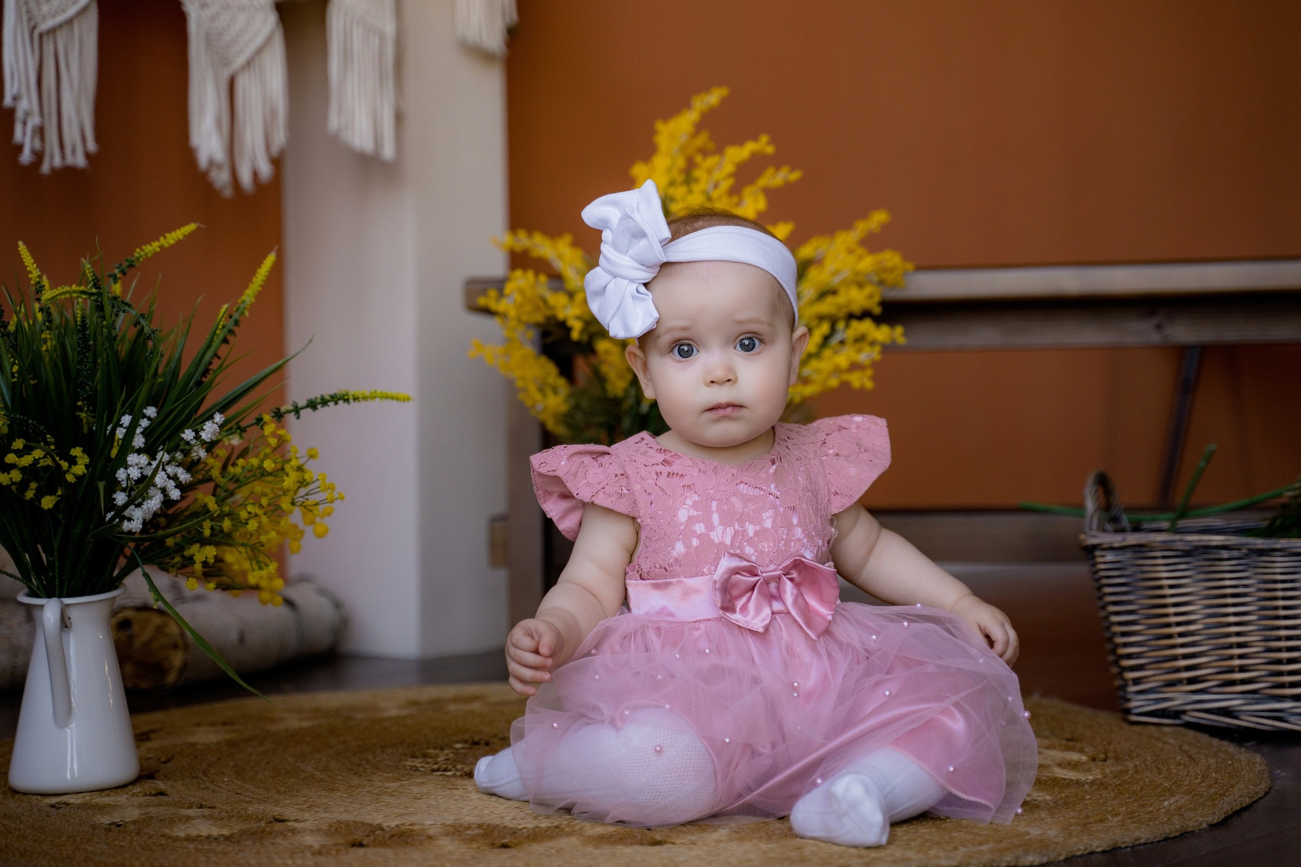 Cake smash фотозона розовая нежность. Фотостудия Малина в городе Улан-Удэ. Фотограф Ирина Жарникова