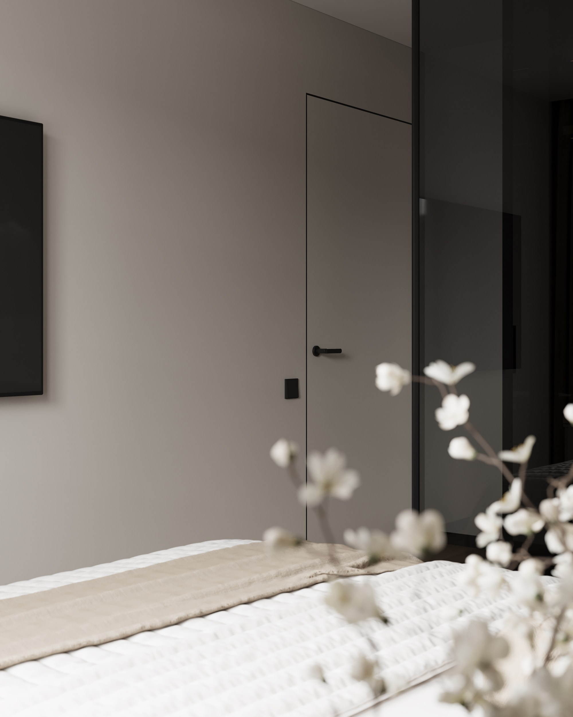 Modern Beige. Дизайн интерьера | 3D визуализация | Миланская Марина