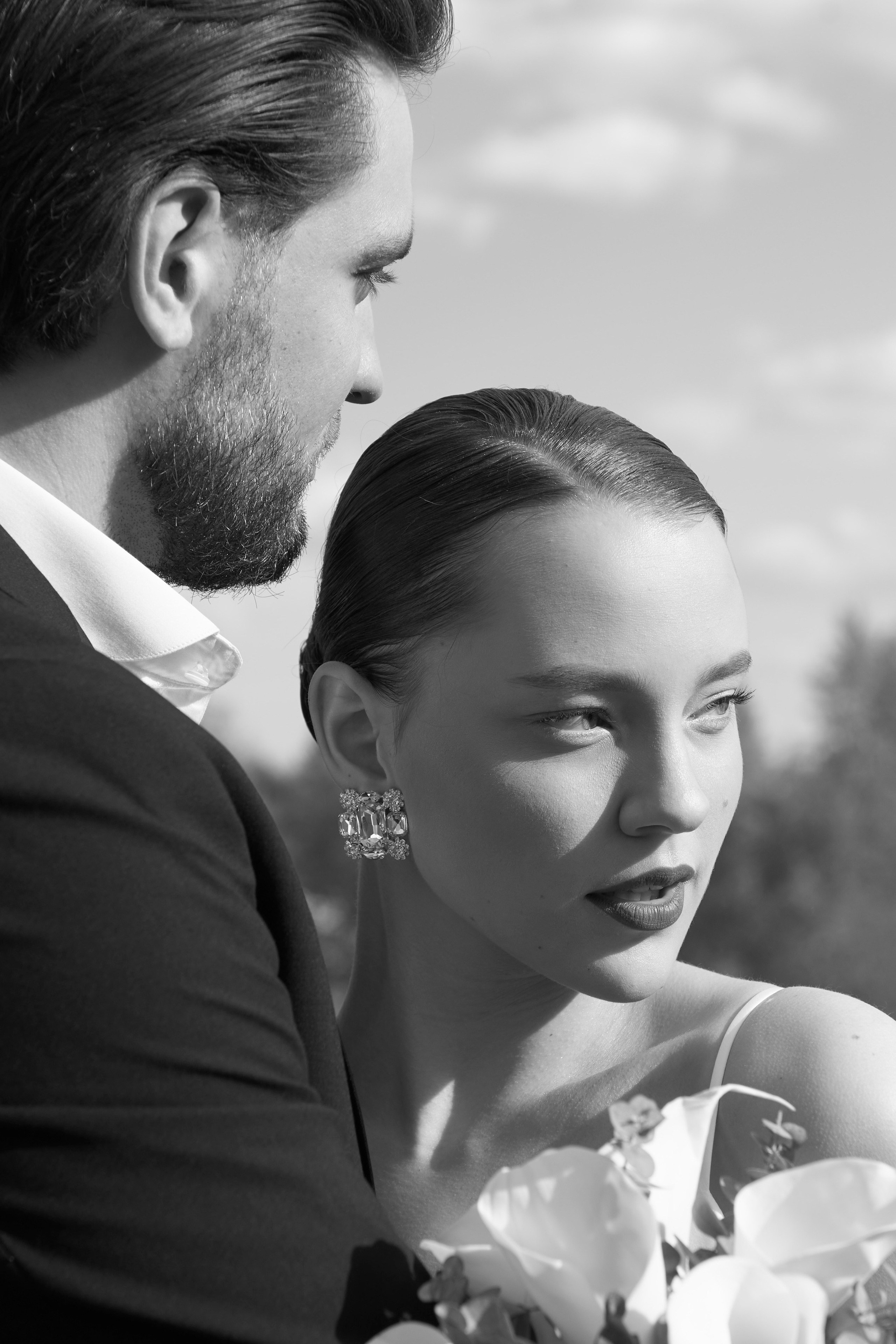 Свадебные фотографии Бориса и Дарьи на природе