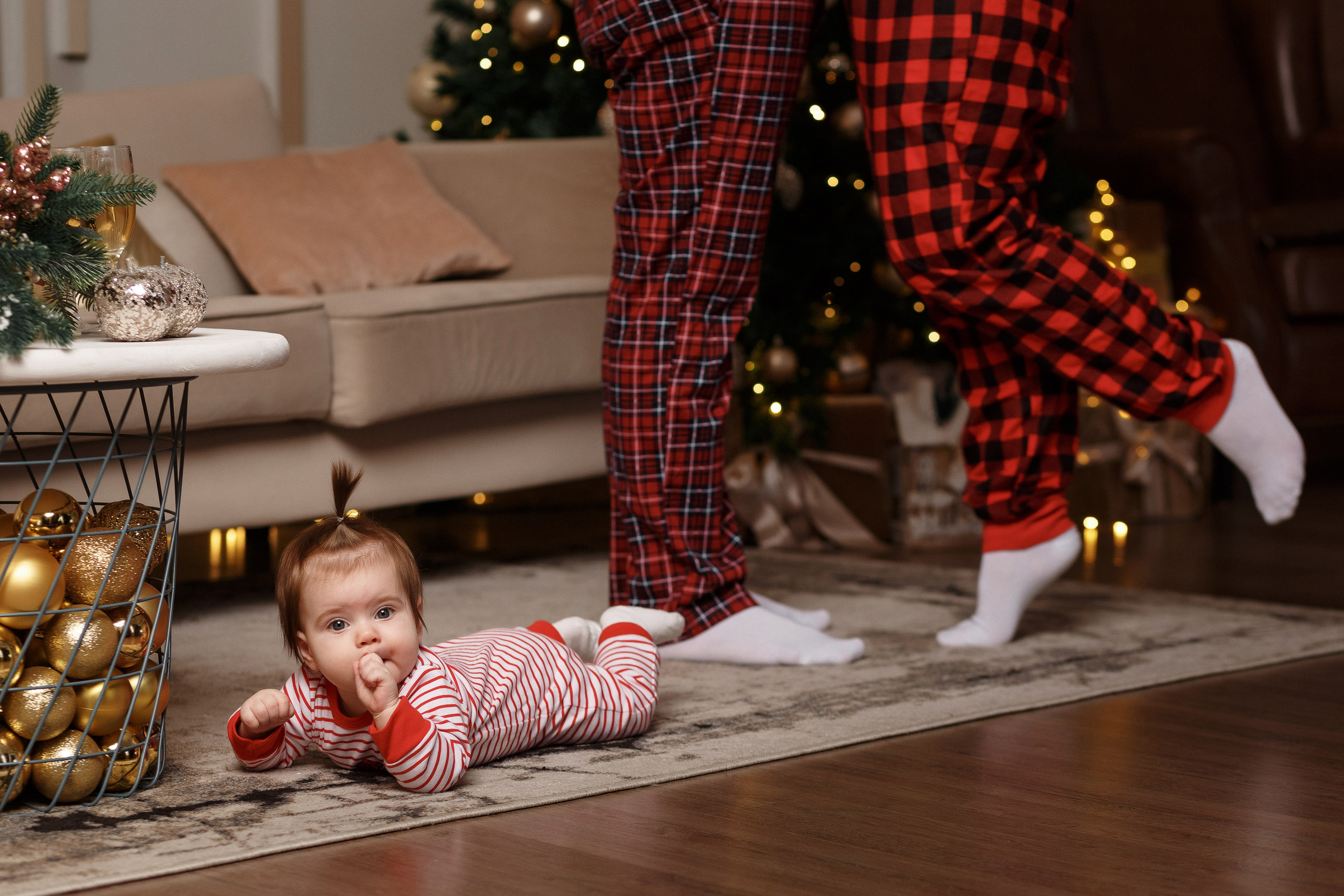 Семейная фотосессия в новогодней фотостудии 'Сова' Таганрога. Свадебный и семейный фотограф в Таганроге Бакарюк Антон