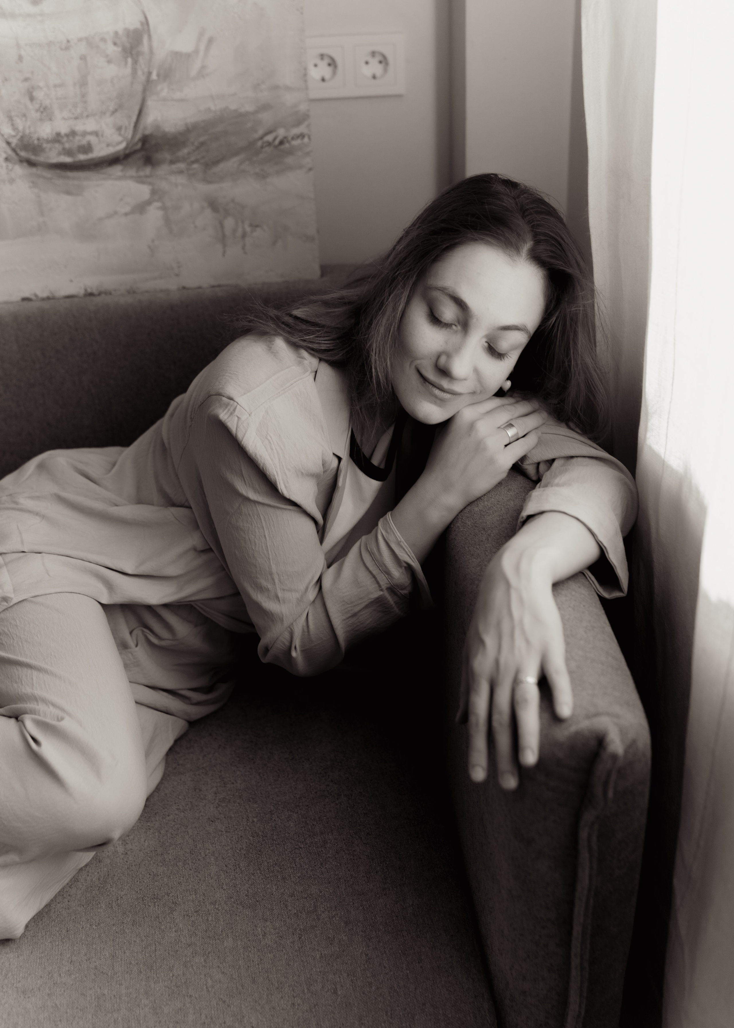 Катя и Андрей | домашняя. Фотограф в Новосибирске Диана Ильиных