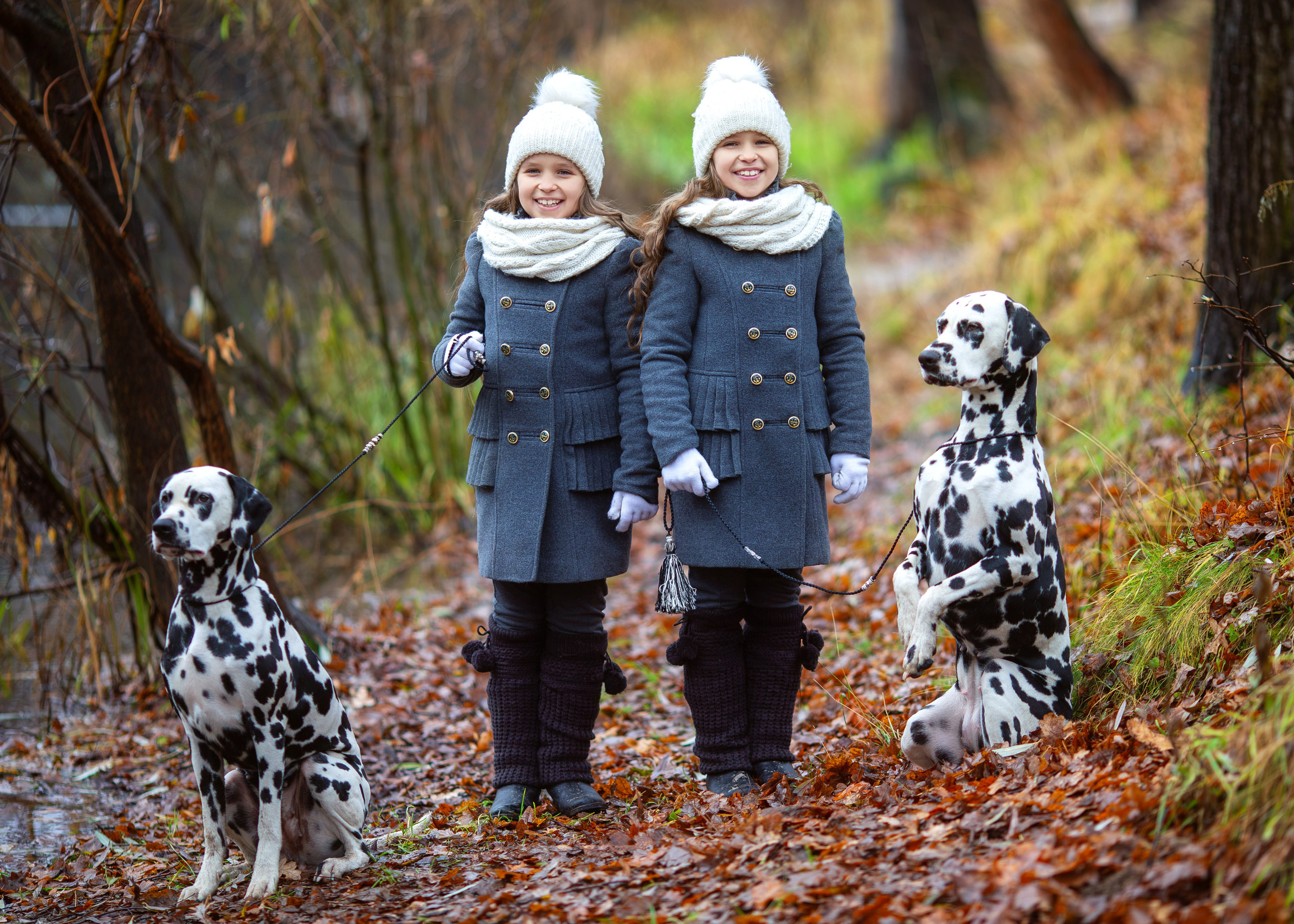 Осенняя съемка Евгении и Ксении. Семейный и детский фотограф в Москве Юлия