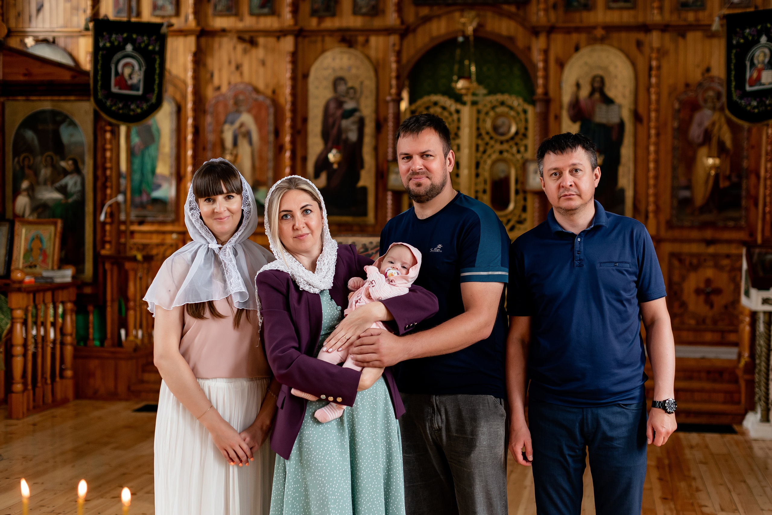 Крещение Ксении. Фотограф Татьяна Иванчикова