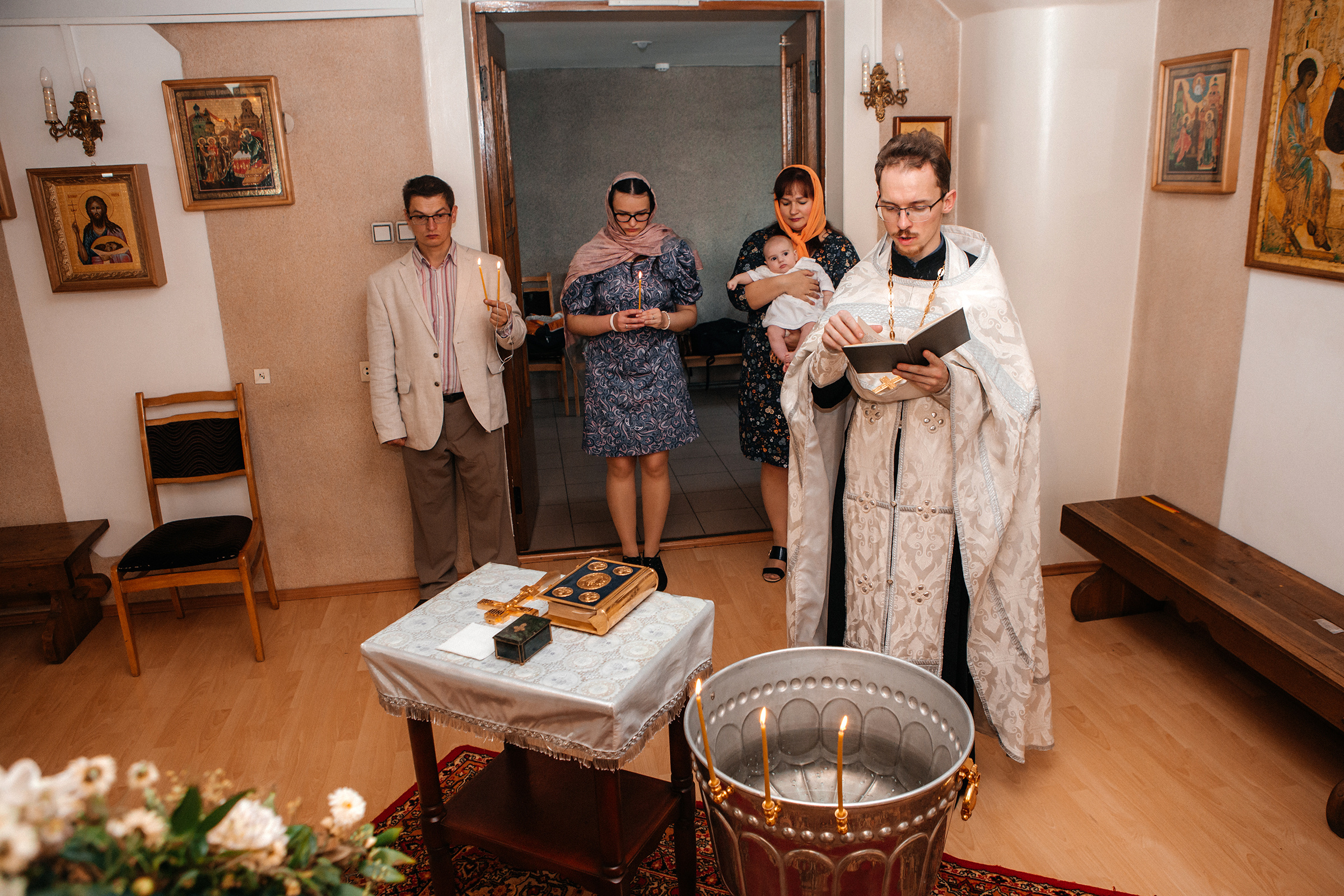 Крещение Стефании. Семейный фотограф в Минске Саша Павлюк