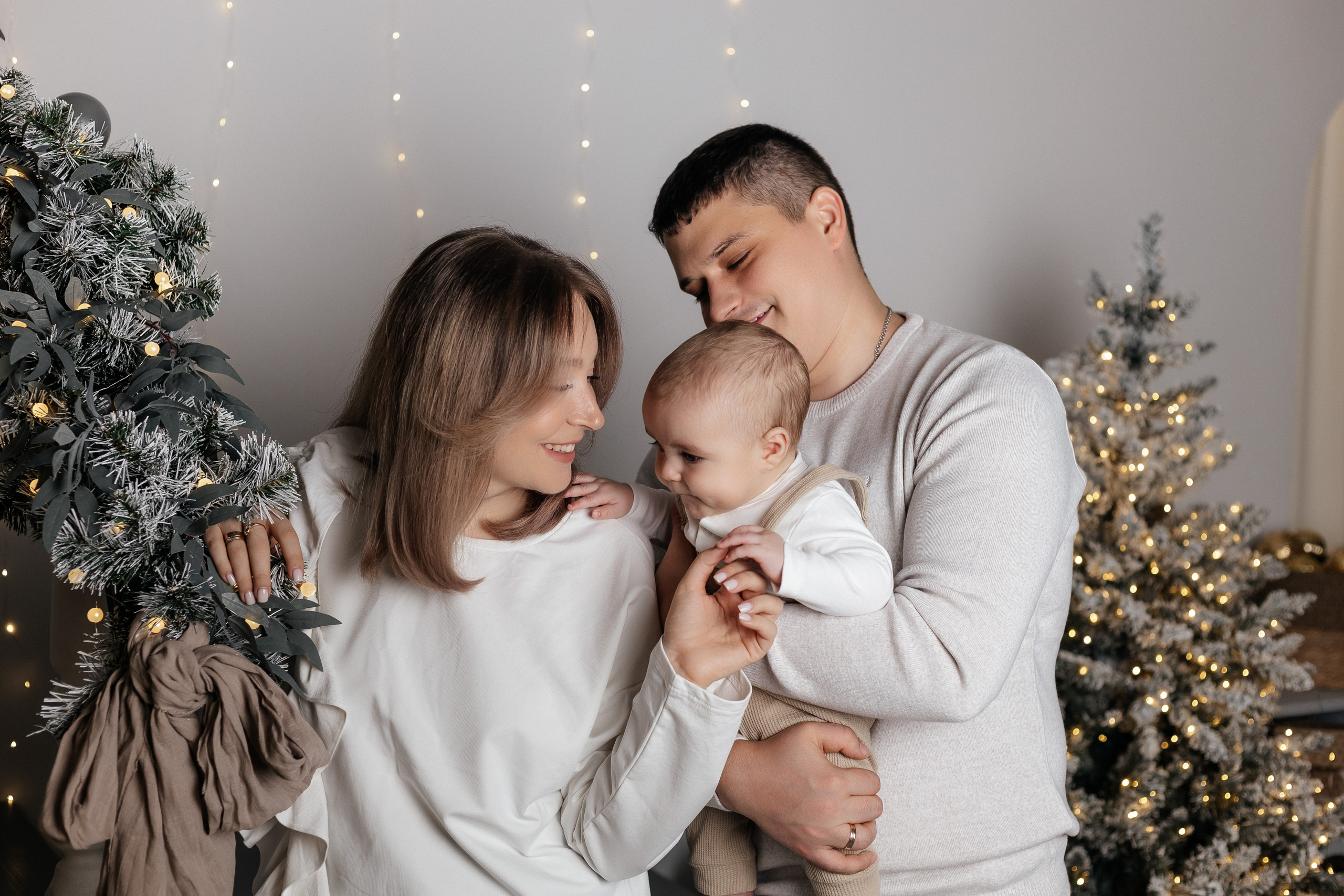 Настя, Вася и Миша (новогодняя). Свадебный и Семейный фотограф Свекрова Ольга