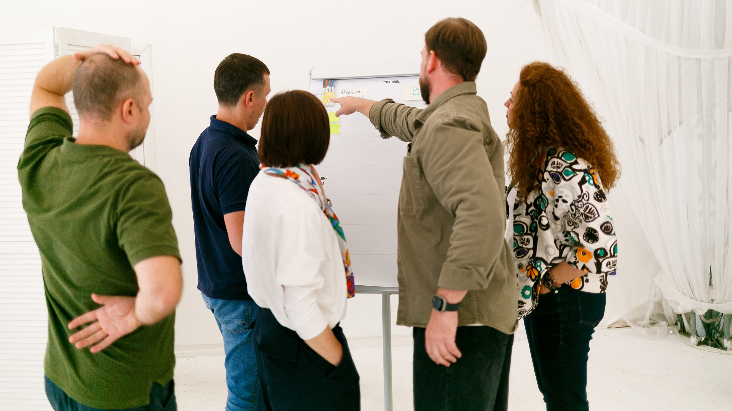 Выездной коучинг на берегу Строгинской поймы. Репортажный фотограф Борис Геер