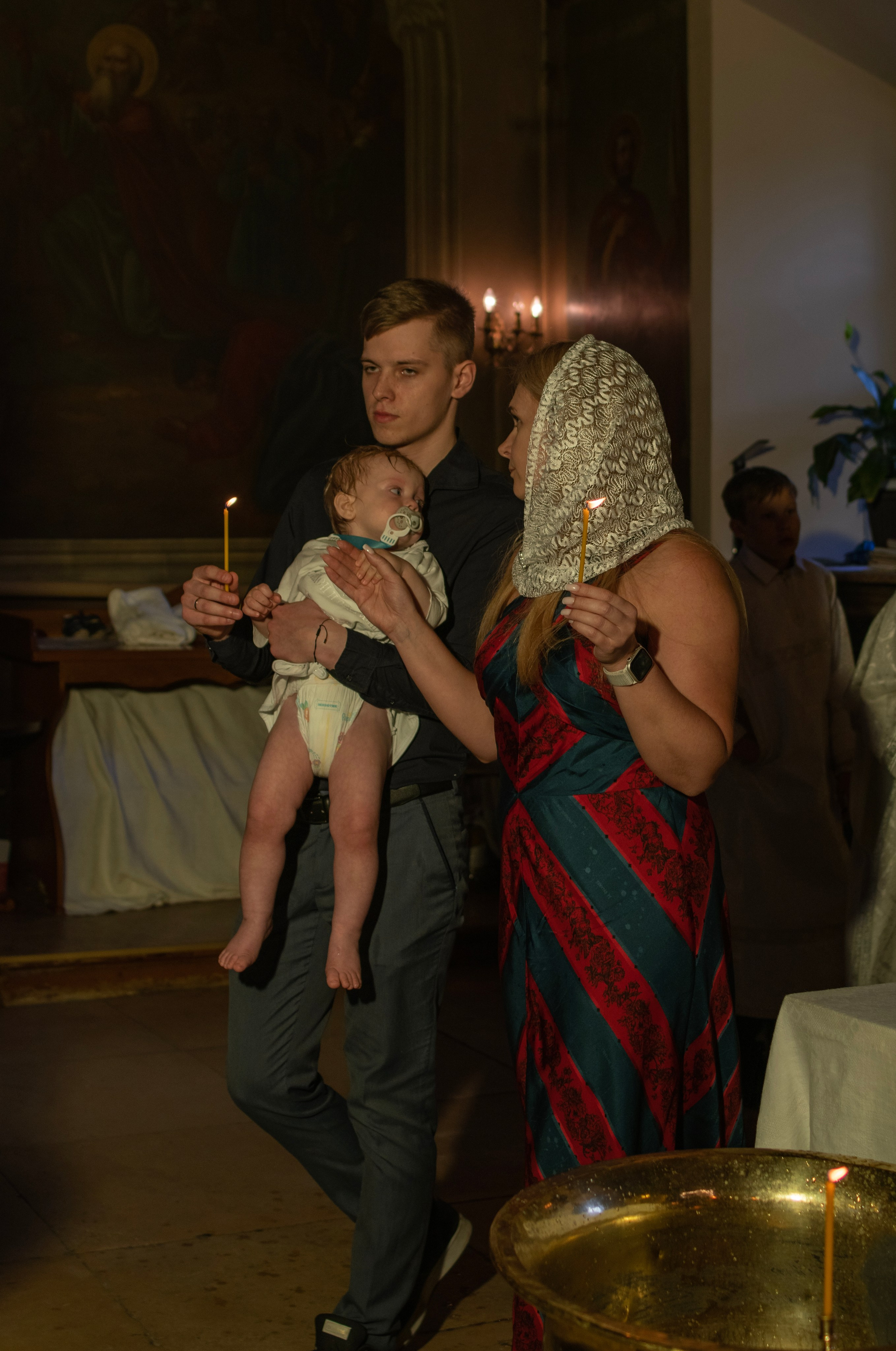 Крестины в Мячково. Семейный и детский фотограф Антон Зорин