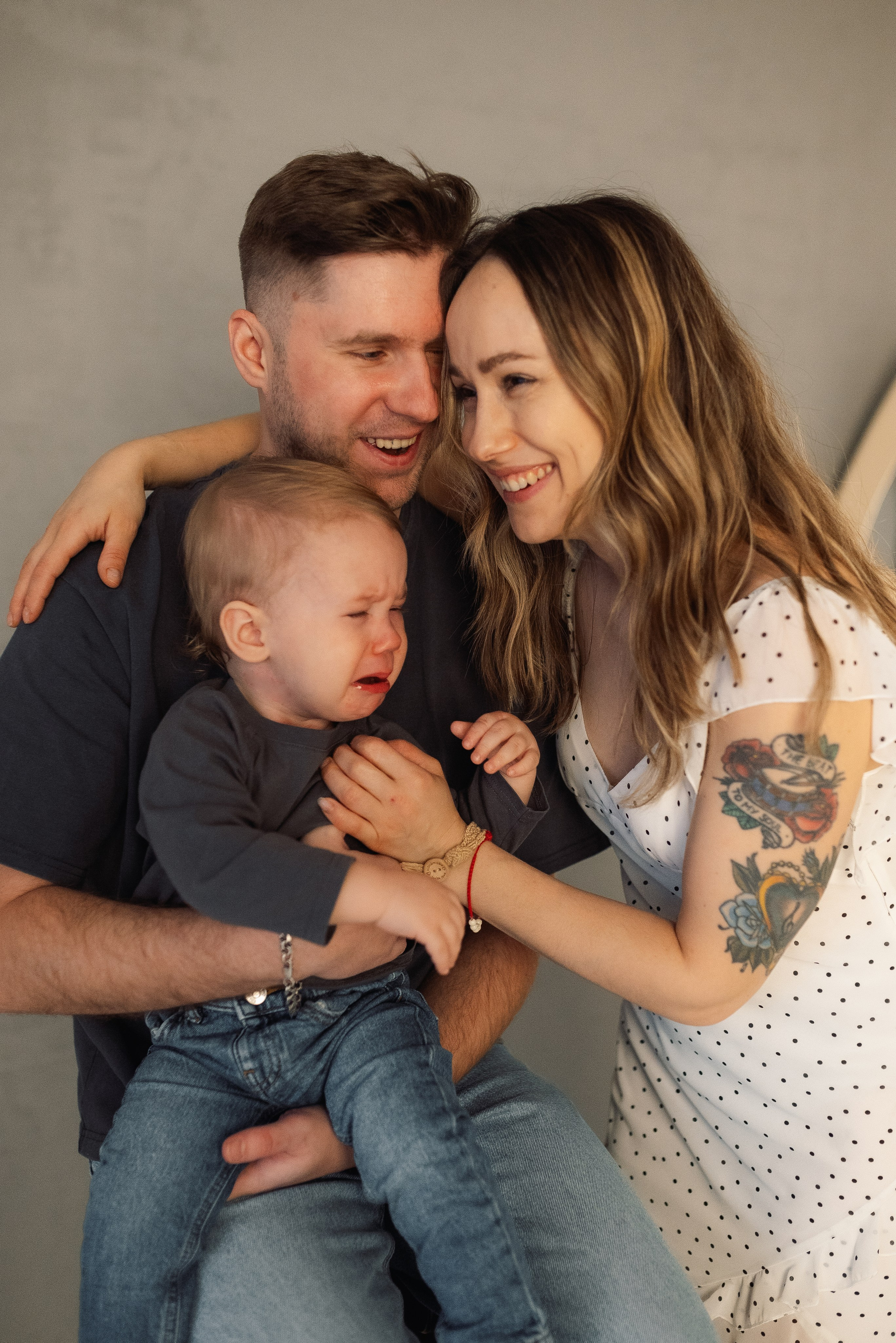 Годовасие с мамой и папой. Семейный и детский фотограф в Щелково Алена Дробот