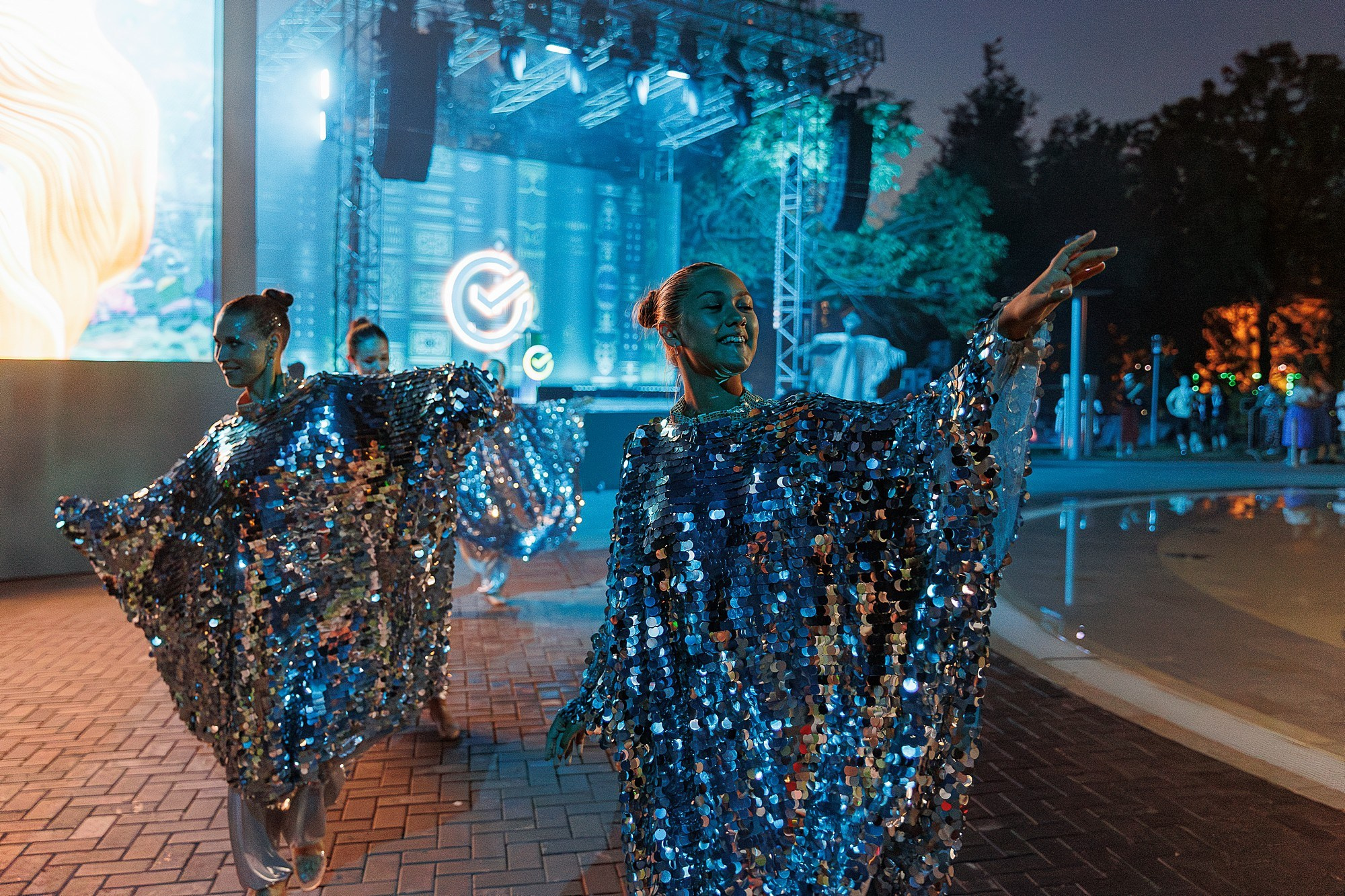 Открытие мультимедийного фонтана | СБЕР. Боченков Вадим | Фотограф в Пскове и Санкт-Петербурге