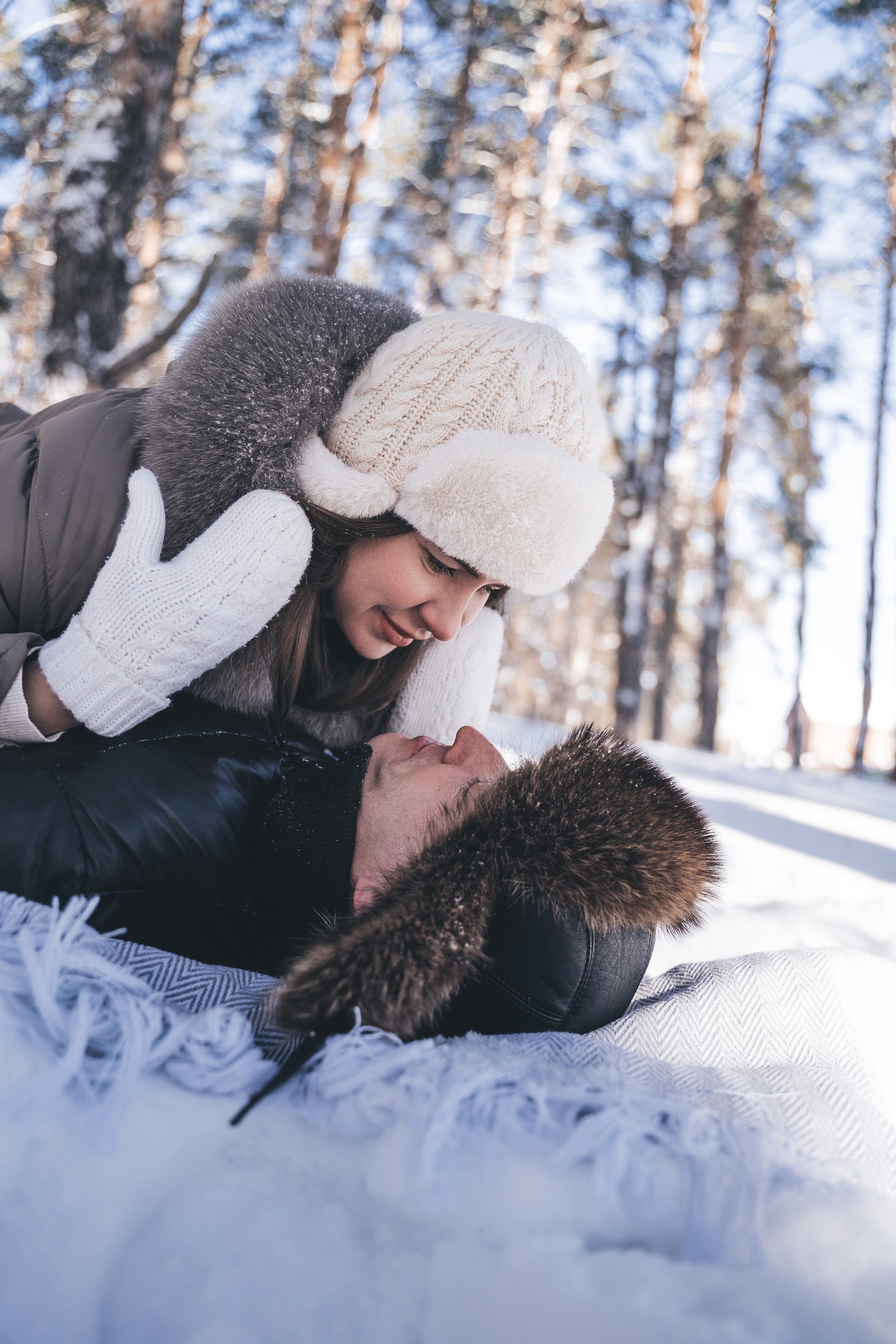 Зимняя lovestory для Витали и Оли. Фотограф в Самаре Екатерина Кроз