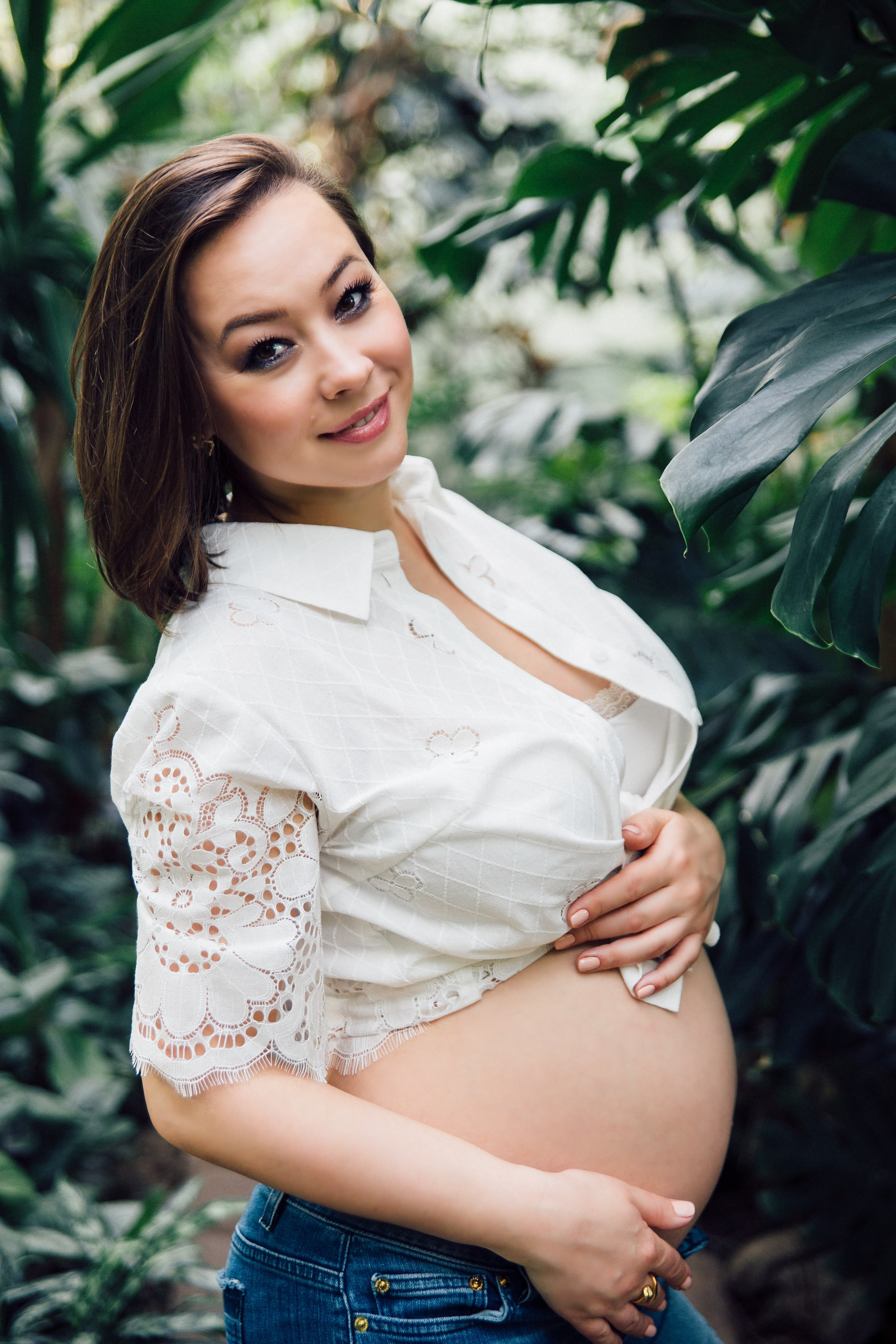 Фотосессия беременности в ботаническом саду. Фотограф в Самаре Екатерина Кроз
