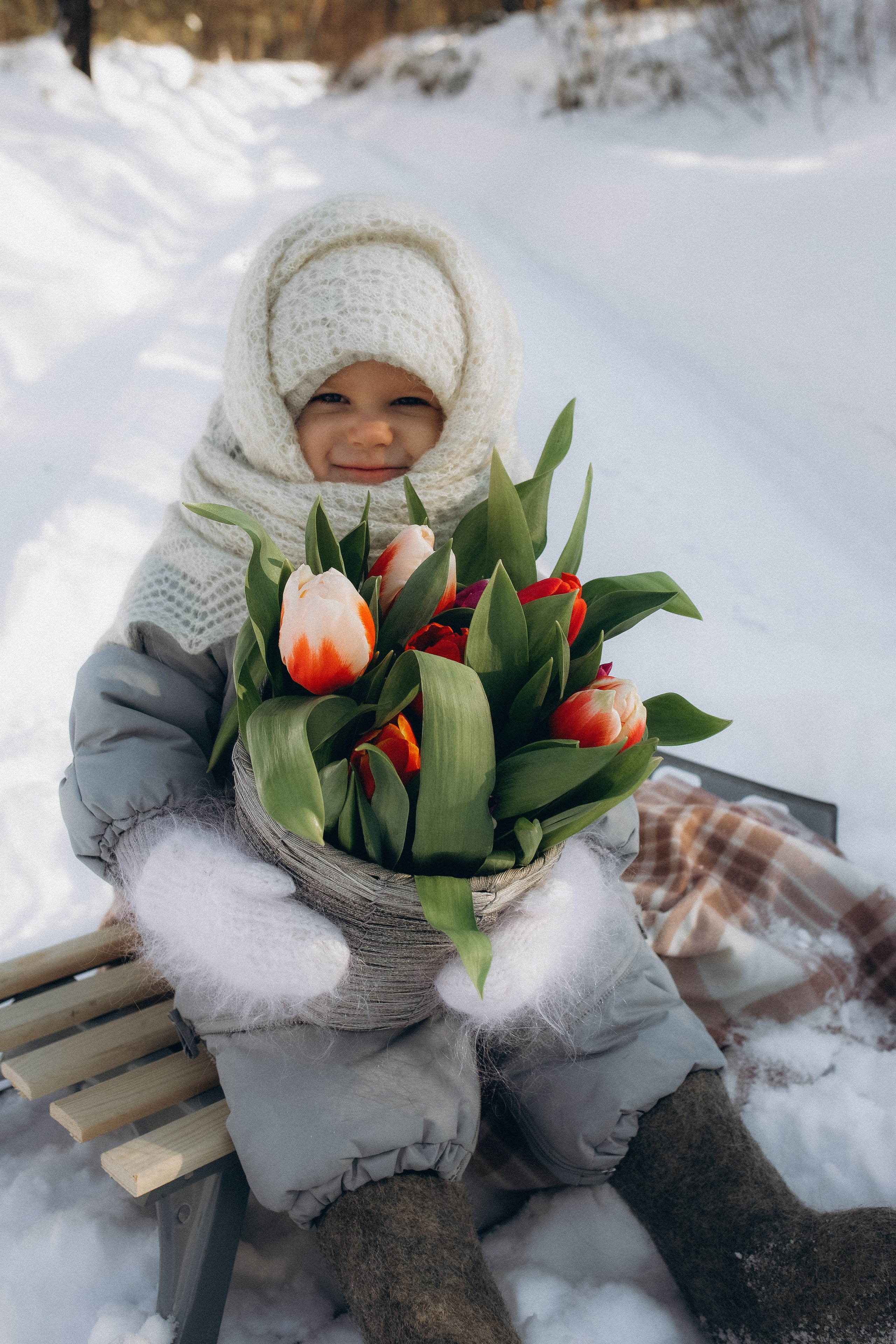 Девочка Зима. Семейный и детский фотограф город Тында Дарья