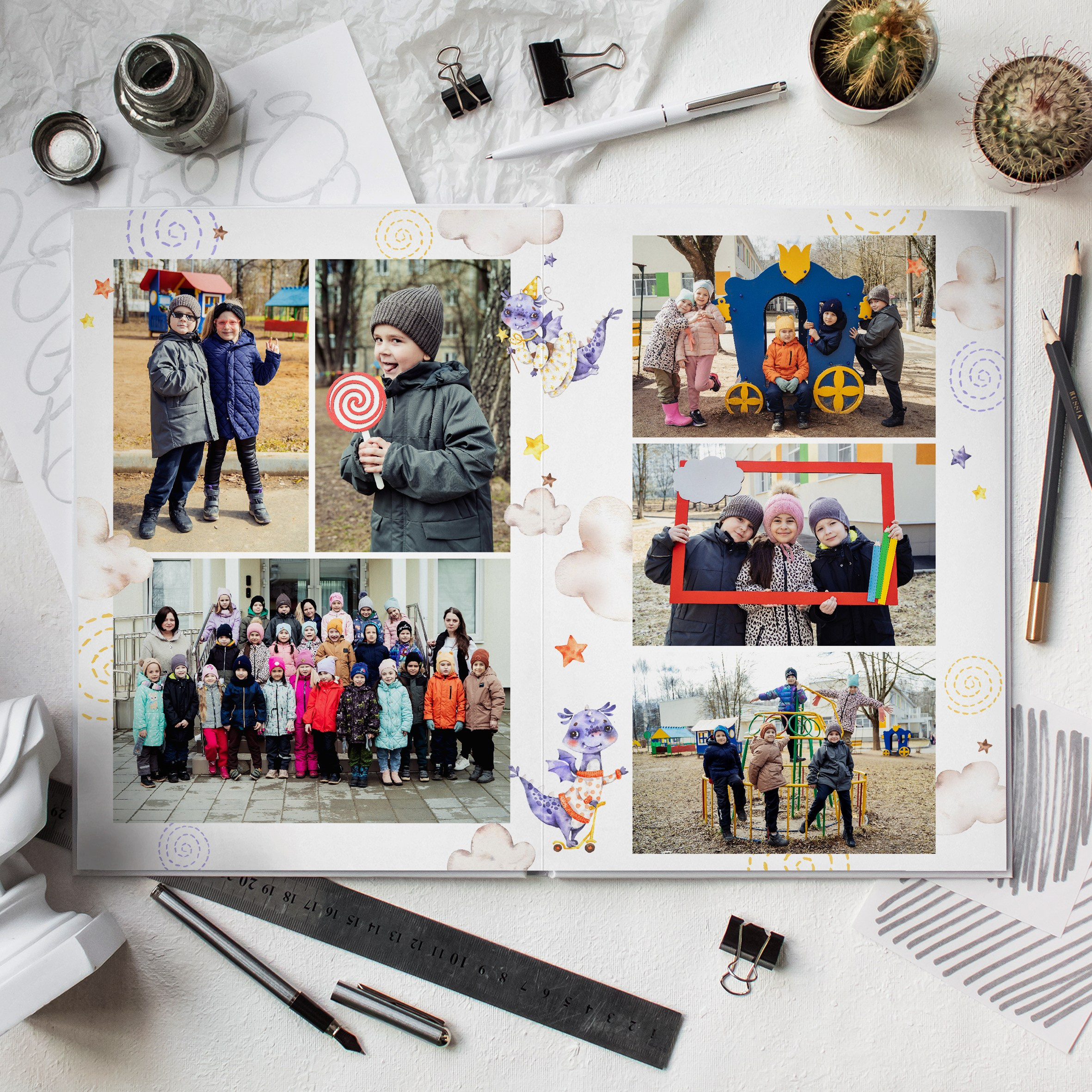 Выпускные альбомы. Детский сад. Фотограф Ольга Шупель